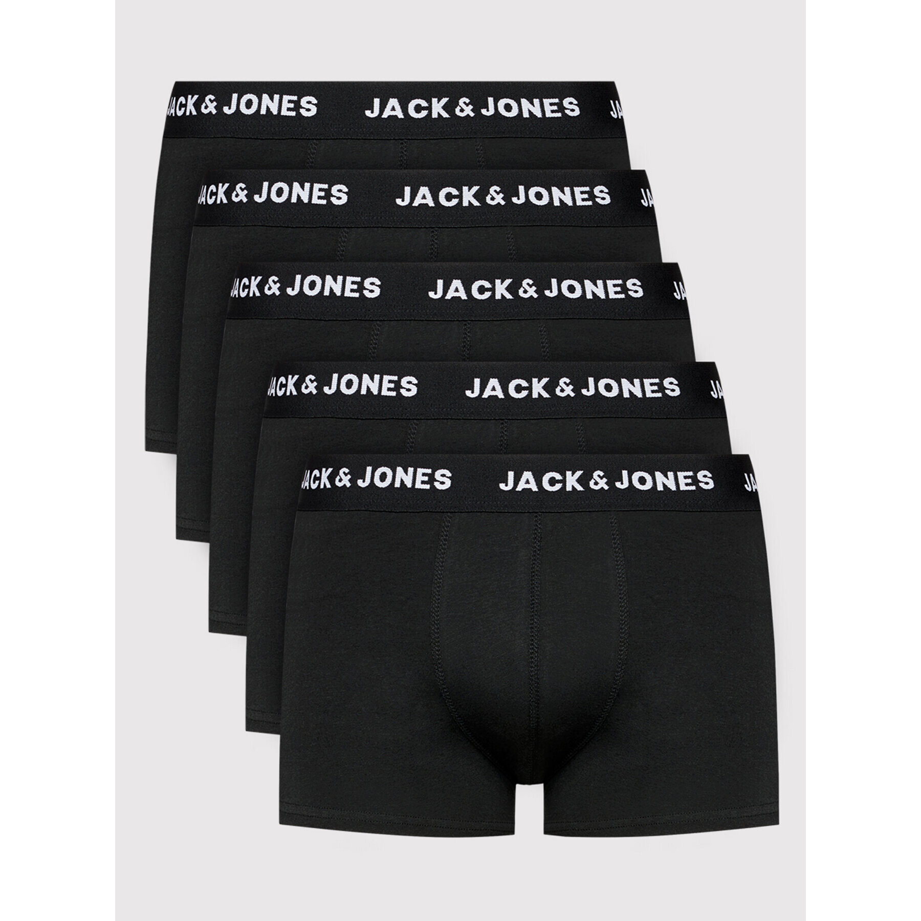 Jack&Jones Set 5 perechi boxeri Chuey 12142342 Negru - Pled.ro