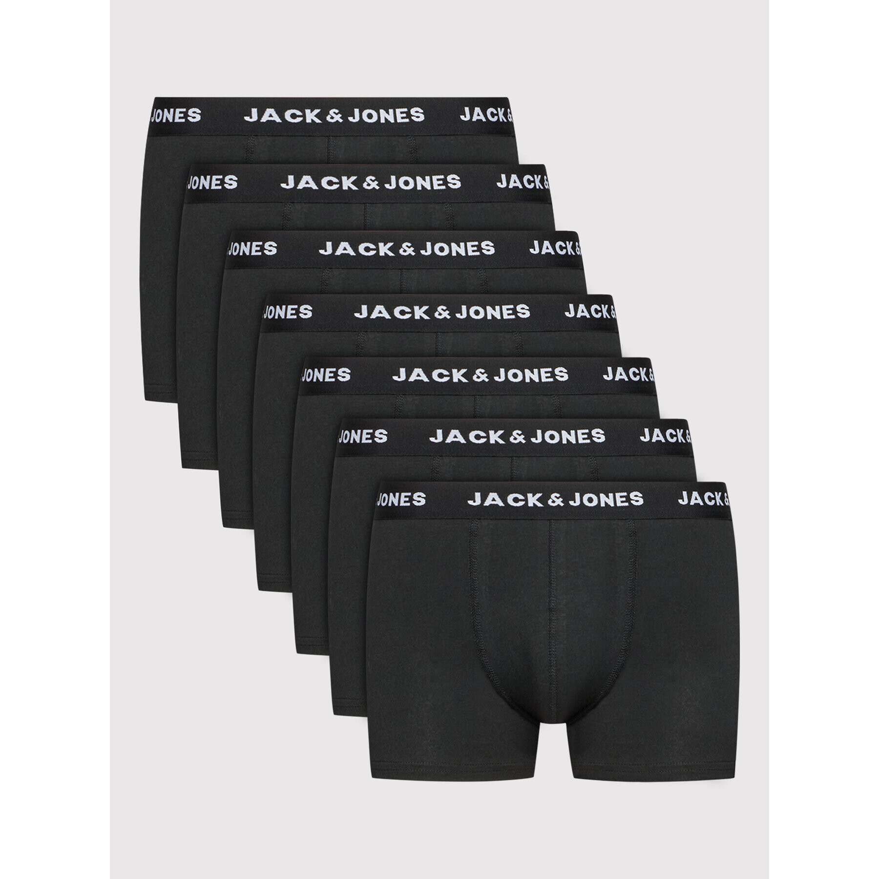 Jack&Jones Set 7 perechi de boxeri Chuey 12171258 Negru - Pled.ro