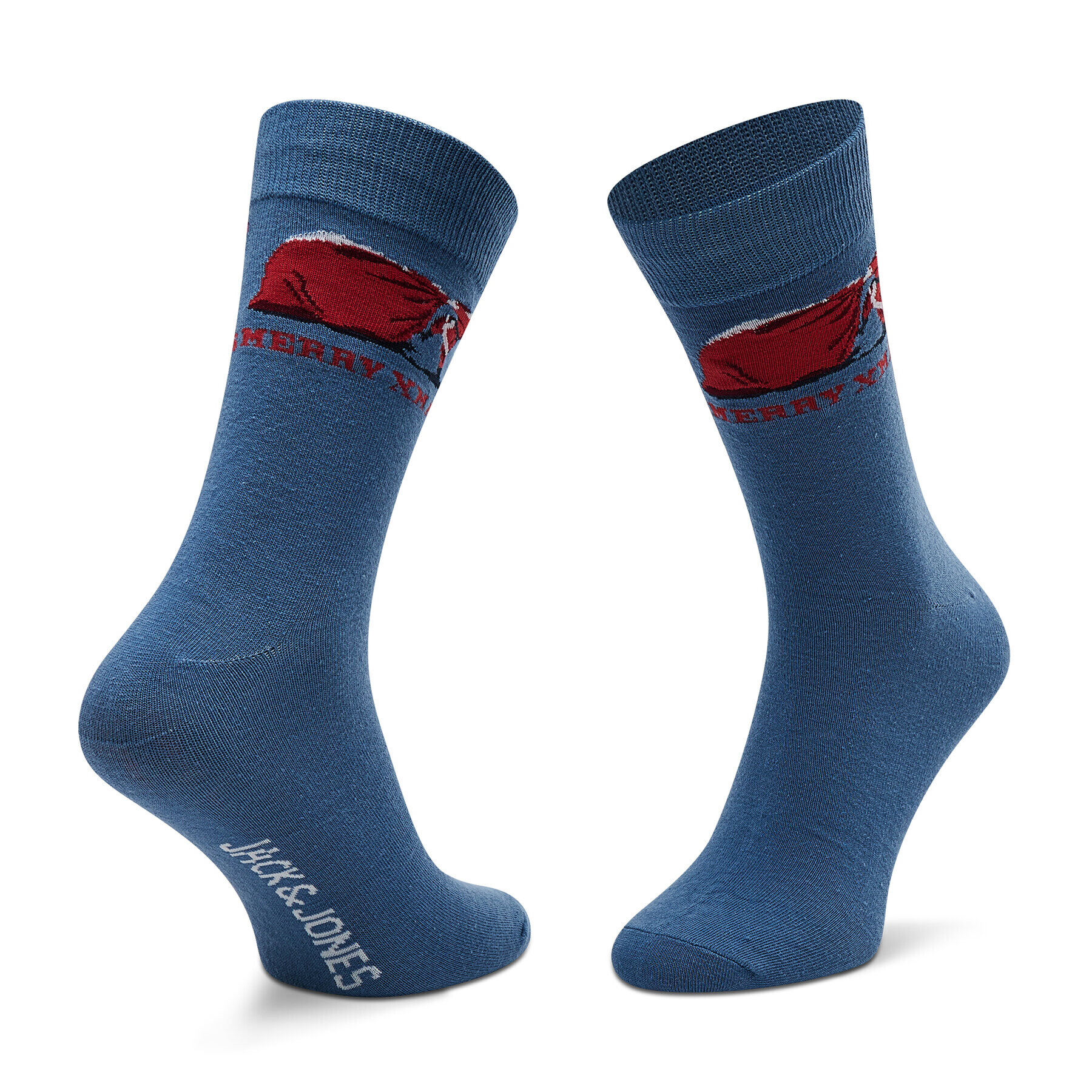 Jack&Jones Set de 3 perechi de șosete lungi pentru bărbați Jacsanta Claus Sock Giftbox 12198046 Negru - Pled.ro