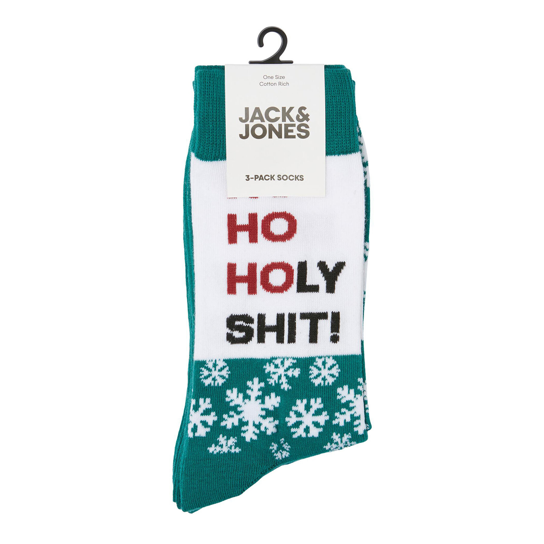 Jack&Jones Set de 3 perechi de șosete lungi pentru bărbați 12246912 Verde - Pled.ro