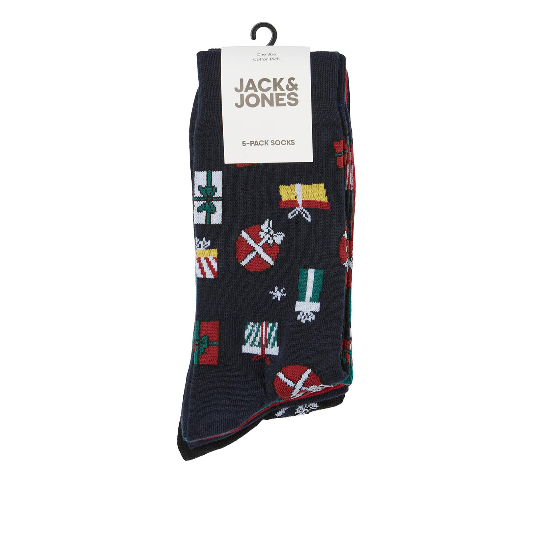 Jack&Jones Set de 5 perechi de șosete lungi pentru bărbați 12246480 Colorat - Pled.ro