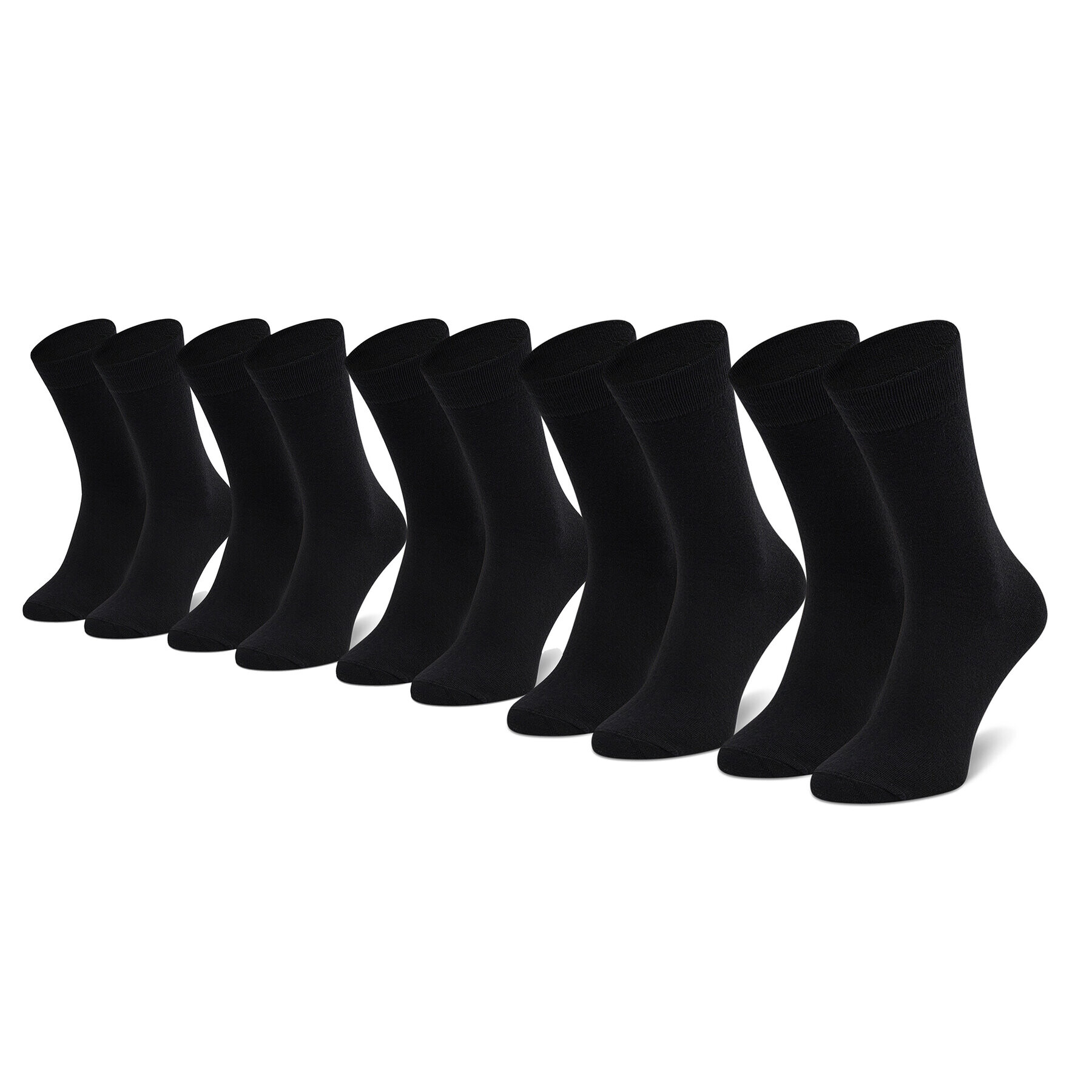 Jack&Jones Set de 5 perechi de șosete lungi pentru bărbați Jacjens Sock 5 Pack Noos 12113085 Negru - Pled.ro