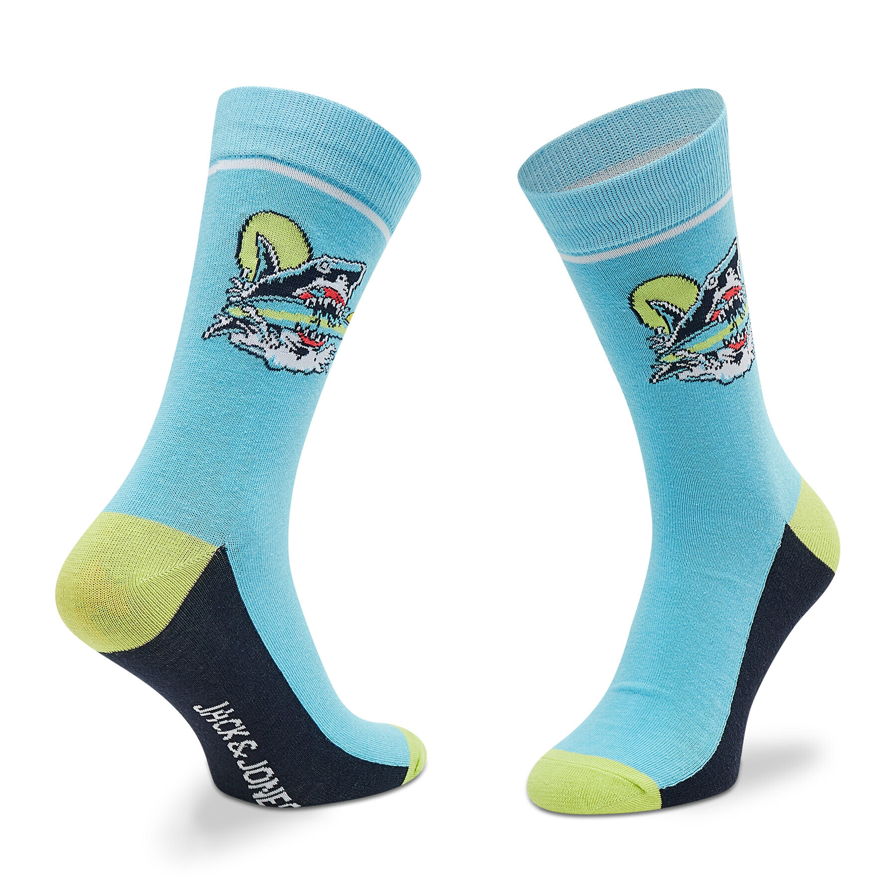 Jack&Jones Set de 5 perechi de șosete lungi pentru bărbați Jacwave Skull Sock 12205322 r.OS Bleumarin - Pled.ro