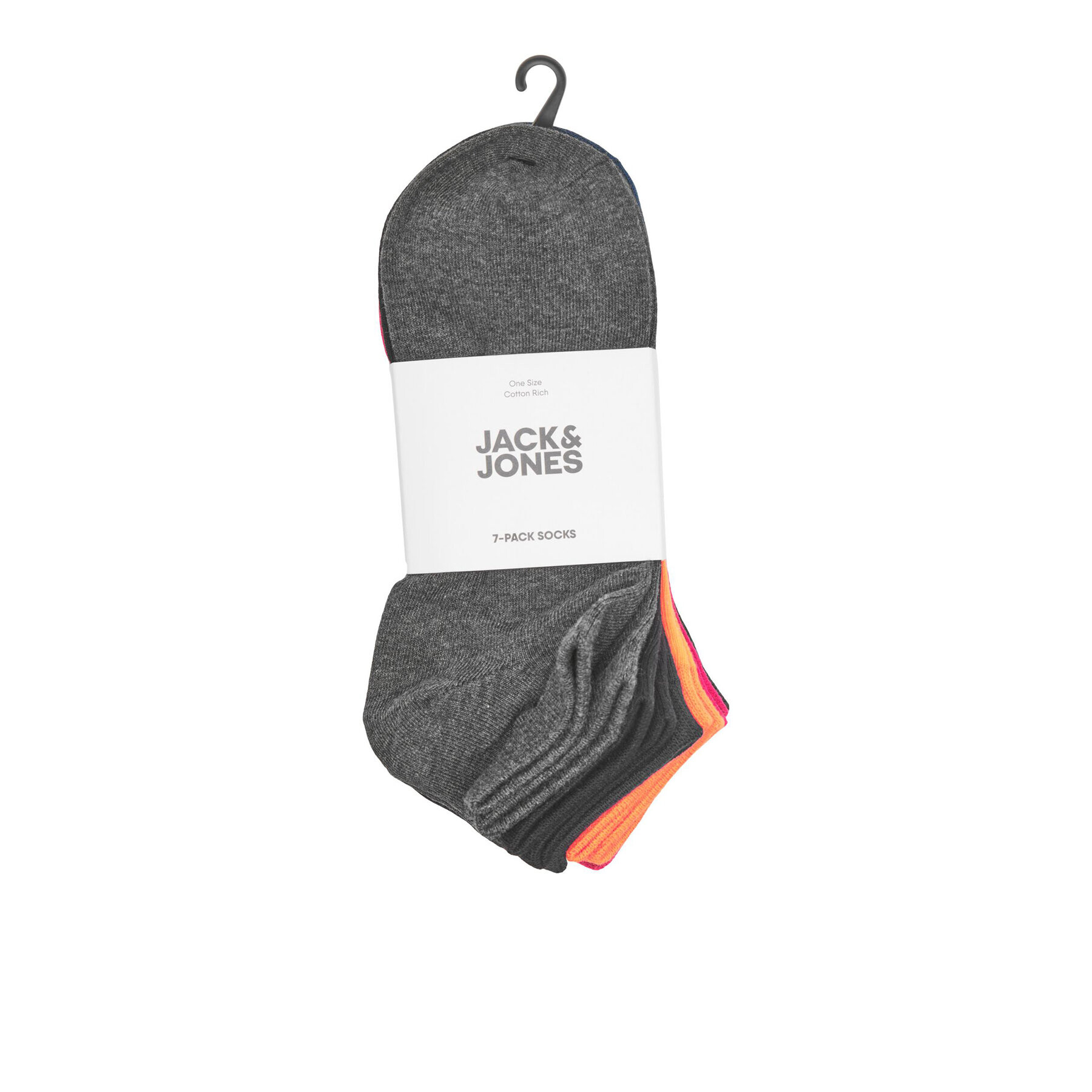 Jack&Jones Set de 7 perechi de șosete joase pentru bărbați Colorful 12230384 Colorat - Pled.ro