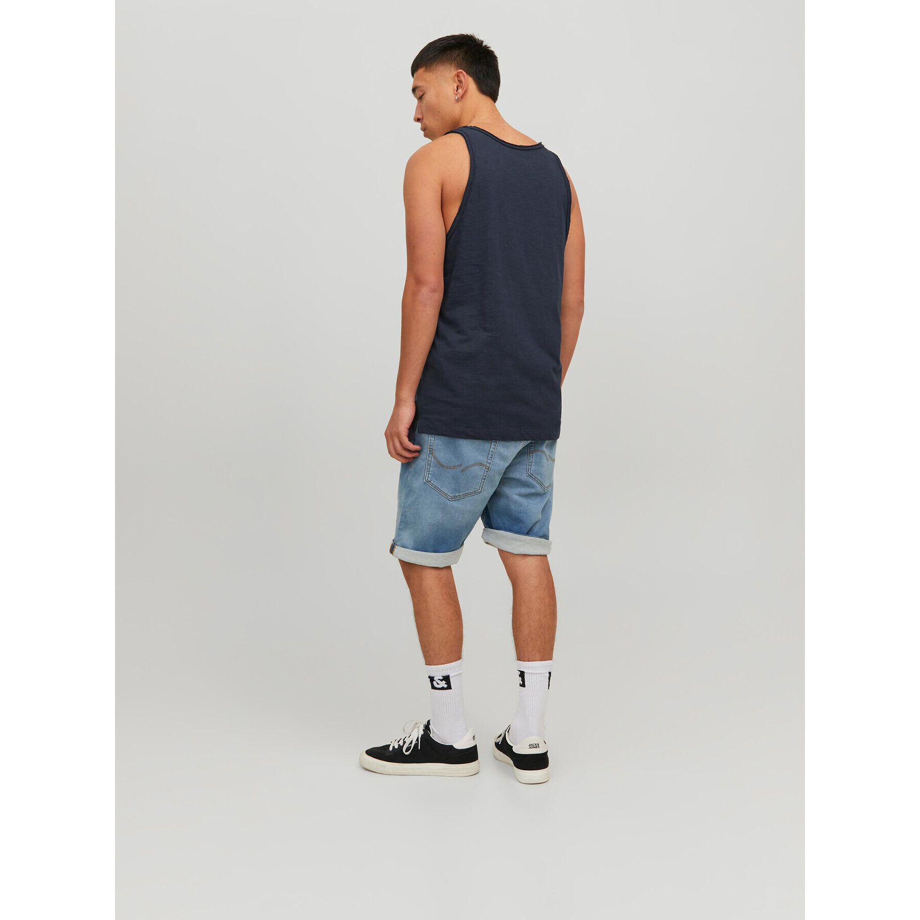 Jack&Jones Tank top 12232071 Bleumarin Regular Fit - Pled.ro