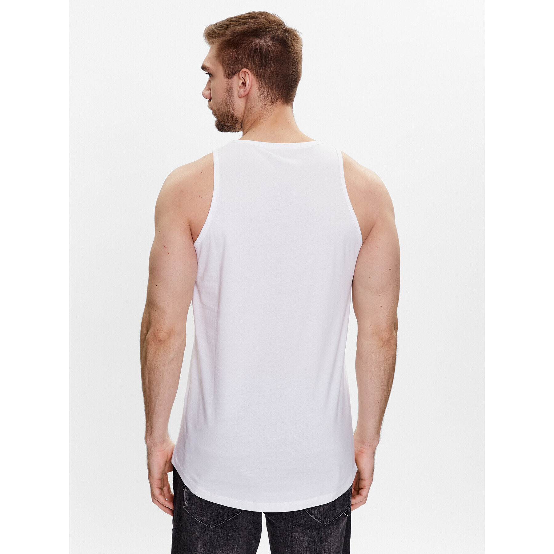 Jack&Jones Tank top 12234269 Alb Standard Fit - Pled.ro