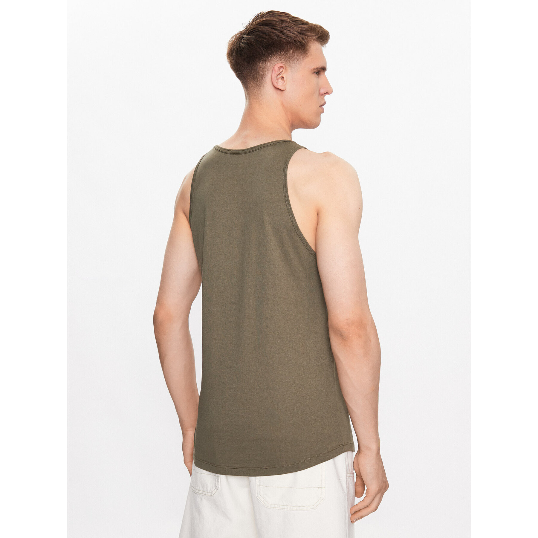 Jack&Jones Tank top Splash 12235520 Verde Standard Fit - Pled.ro