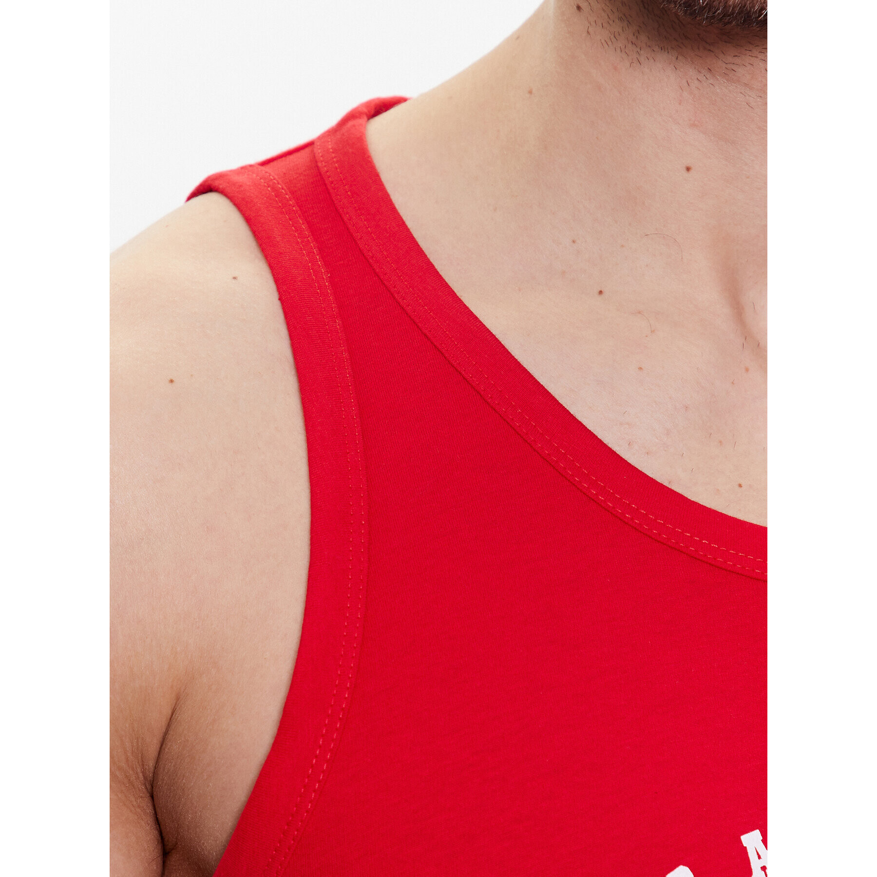 Jack&Jones Tank top Andy 12222337 Roșu Regular Fit - Pled.ro