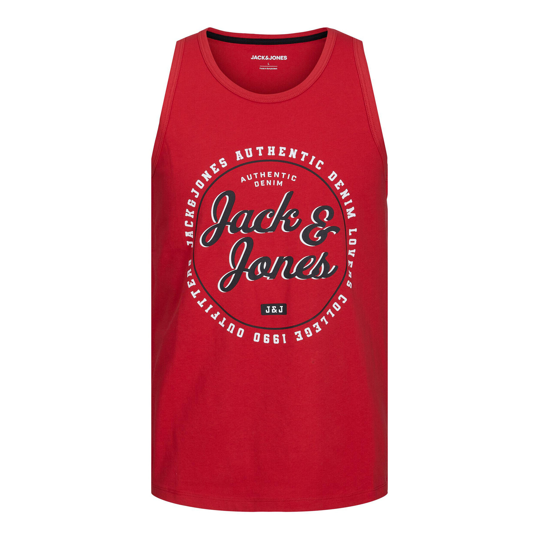 Jack&Jones Tank top Andy 12222337 Roșu Regular Fit - Pled.ro