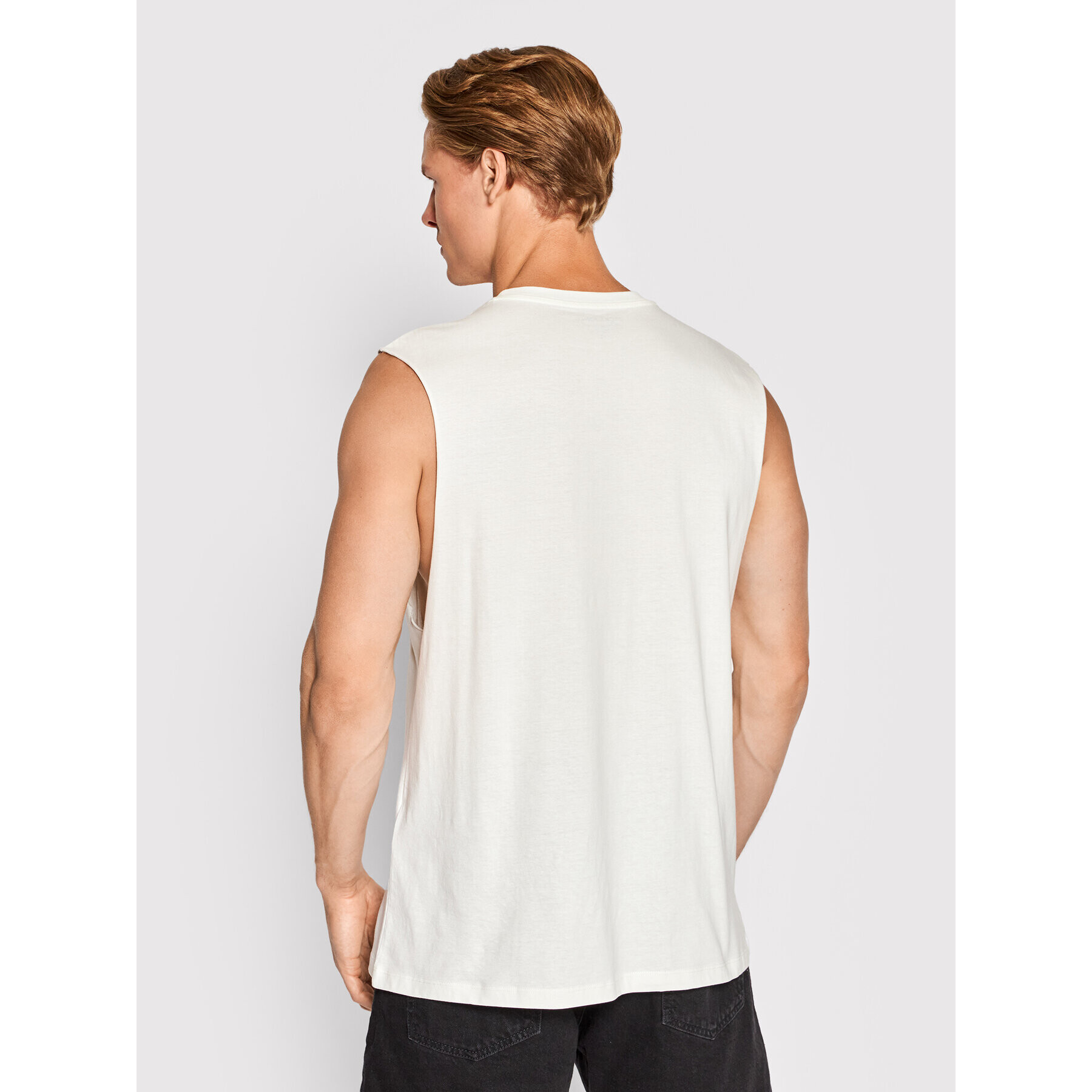 Jack&Jones Tank top Copenhagen 12210016 Alb Oversize - Pled.ro