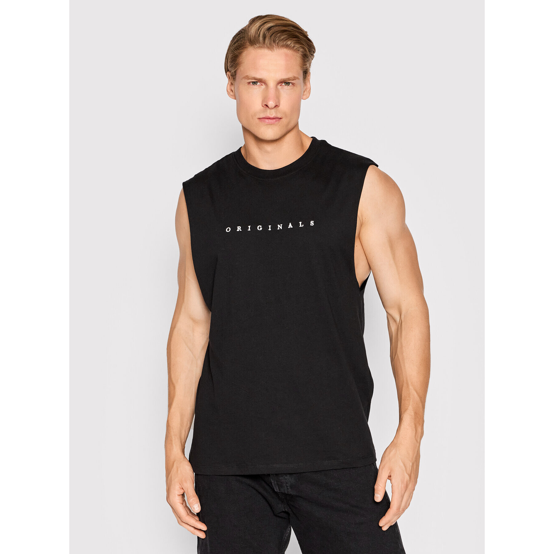 Jack&Jones Tank top Copenhagen 12210016 Negru Regular Fit - Pled.ro