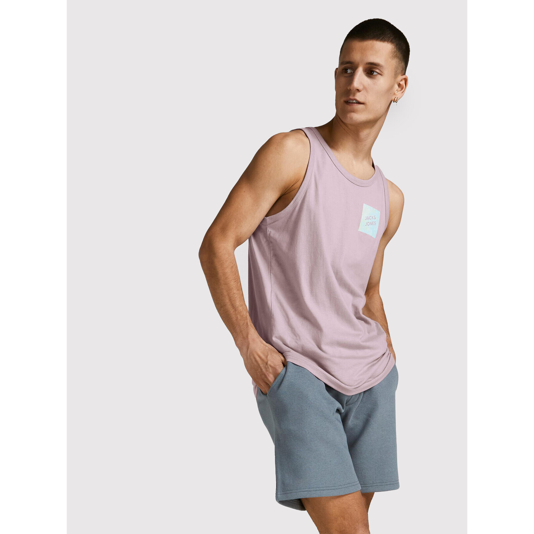 Jack&Jones Tank top Nights 12210316 Violet Regular Fit - Pled.ro