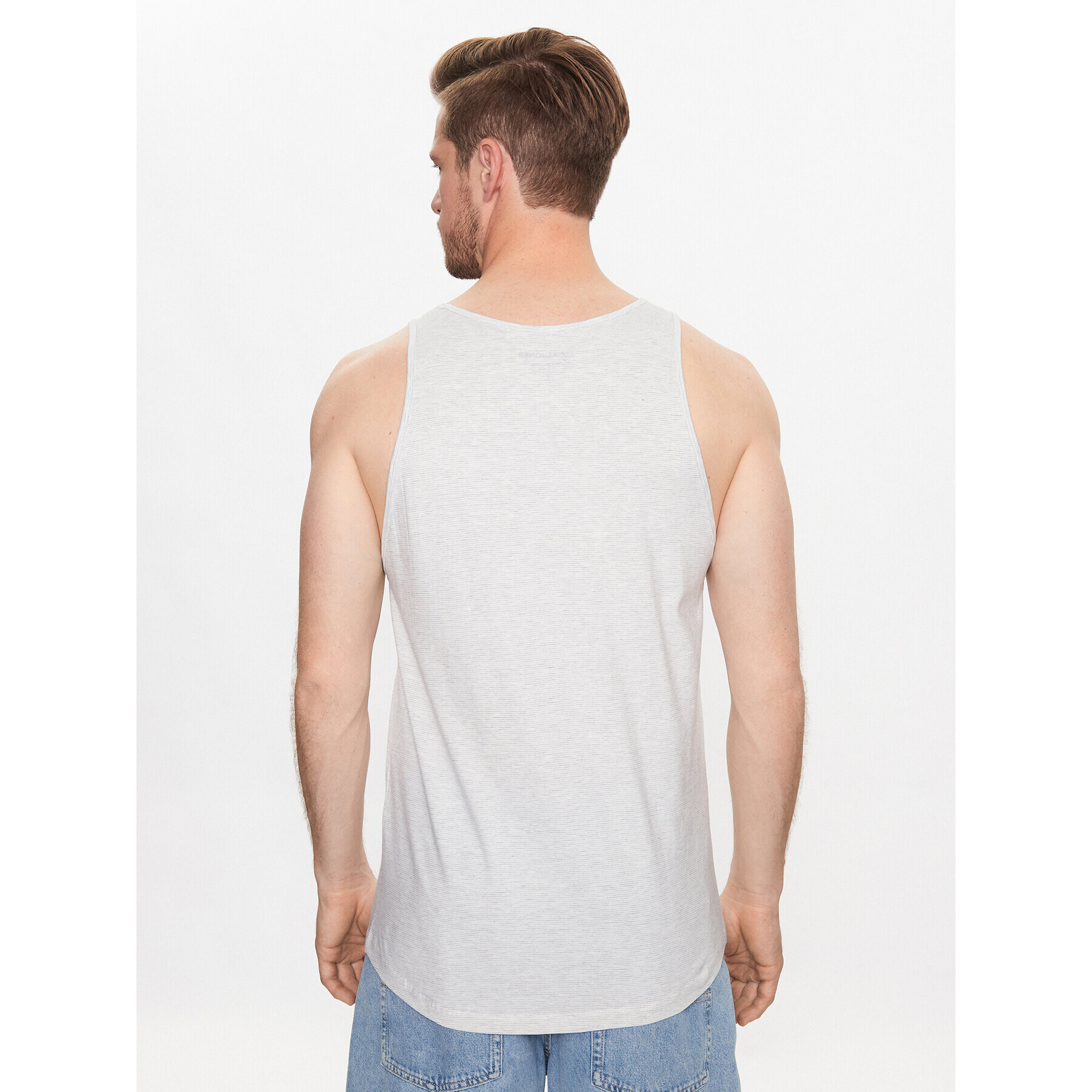 Jack&Jones Tank top Tulum 12234252 Alb Standard Fit - Pled.ro