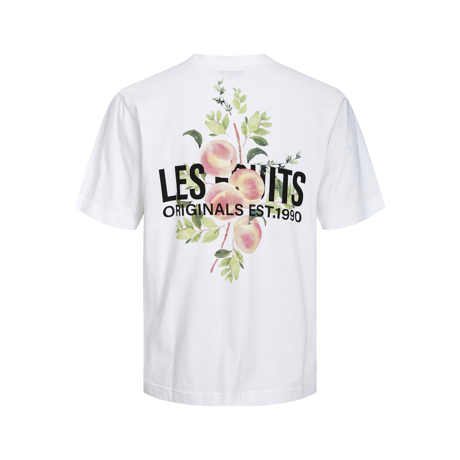 Jack&Jones Tricou Flores 12228776 Alb Loose Fit - Pled.ro