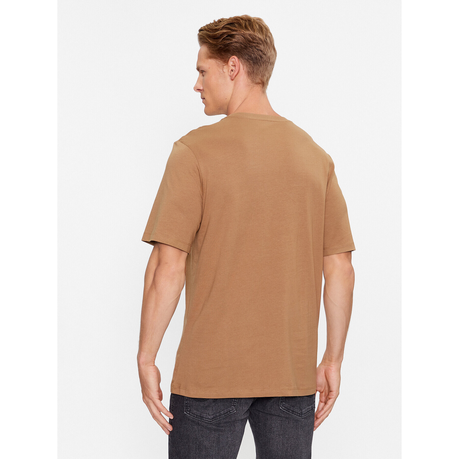 Jack&Jones Tricou 12235222 Maro Regular Fit - Pled.ro