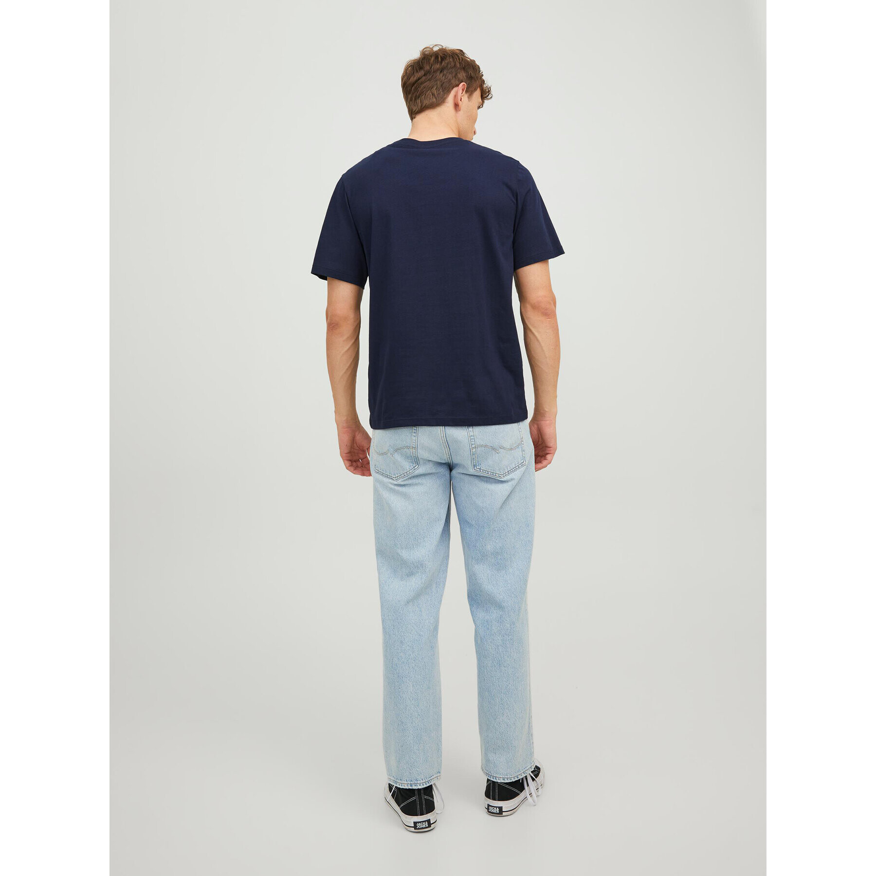 Jack&Jones Tricou 12242554 Bleumarin Regular Fit - Pled.ro