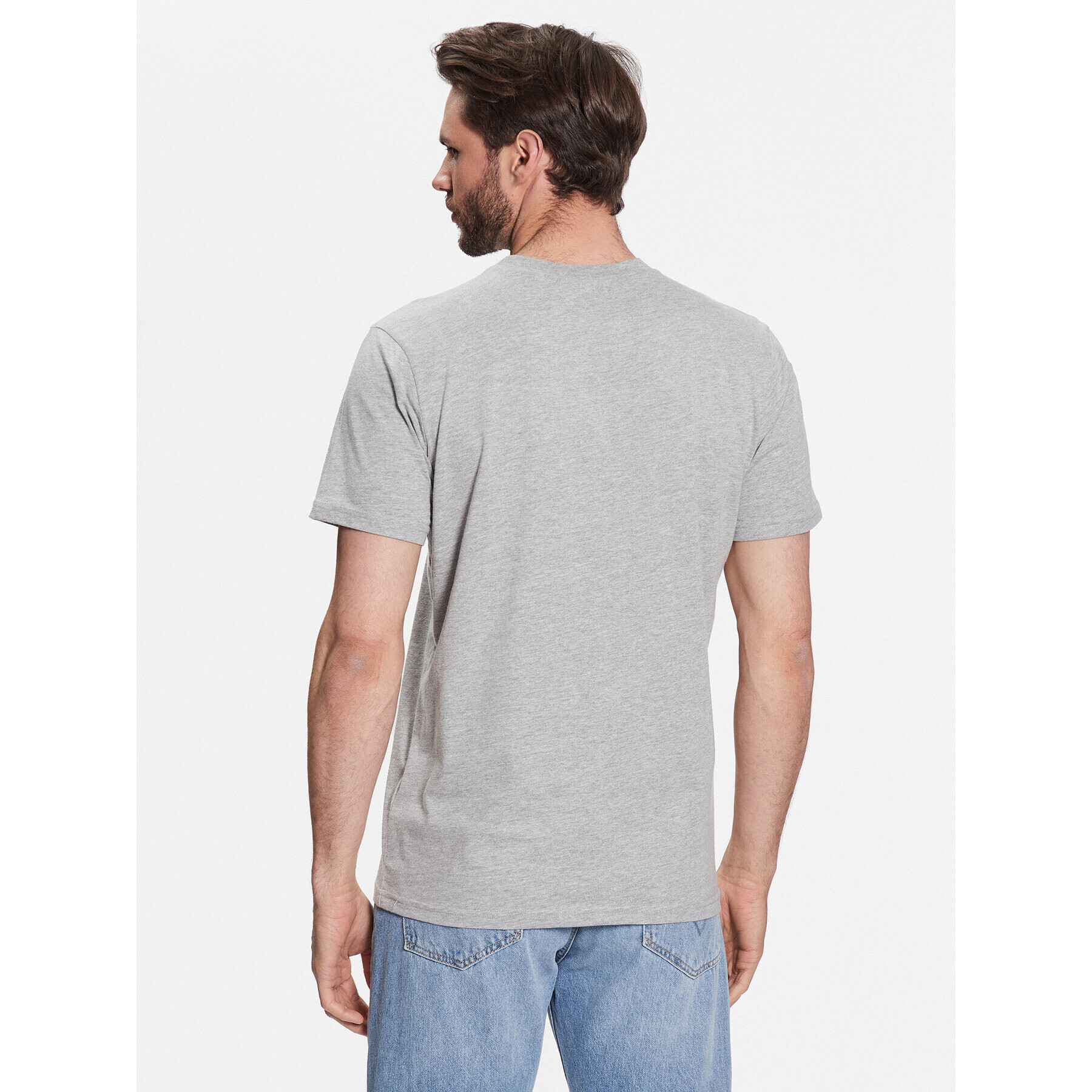 Jack&Jones Tricou Aaron 12224910 Gri Standard Fit - Pled.ro