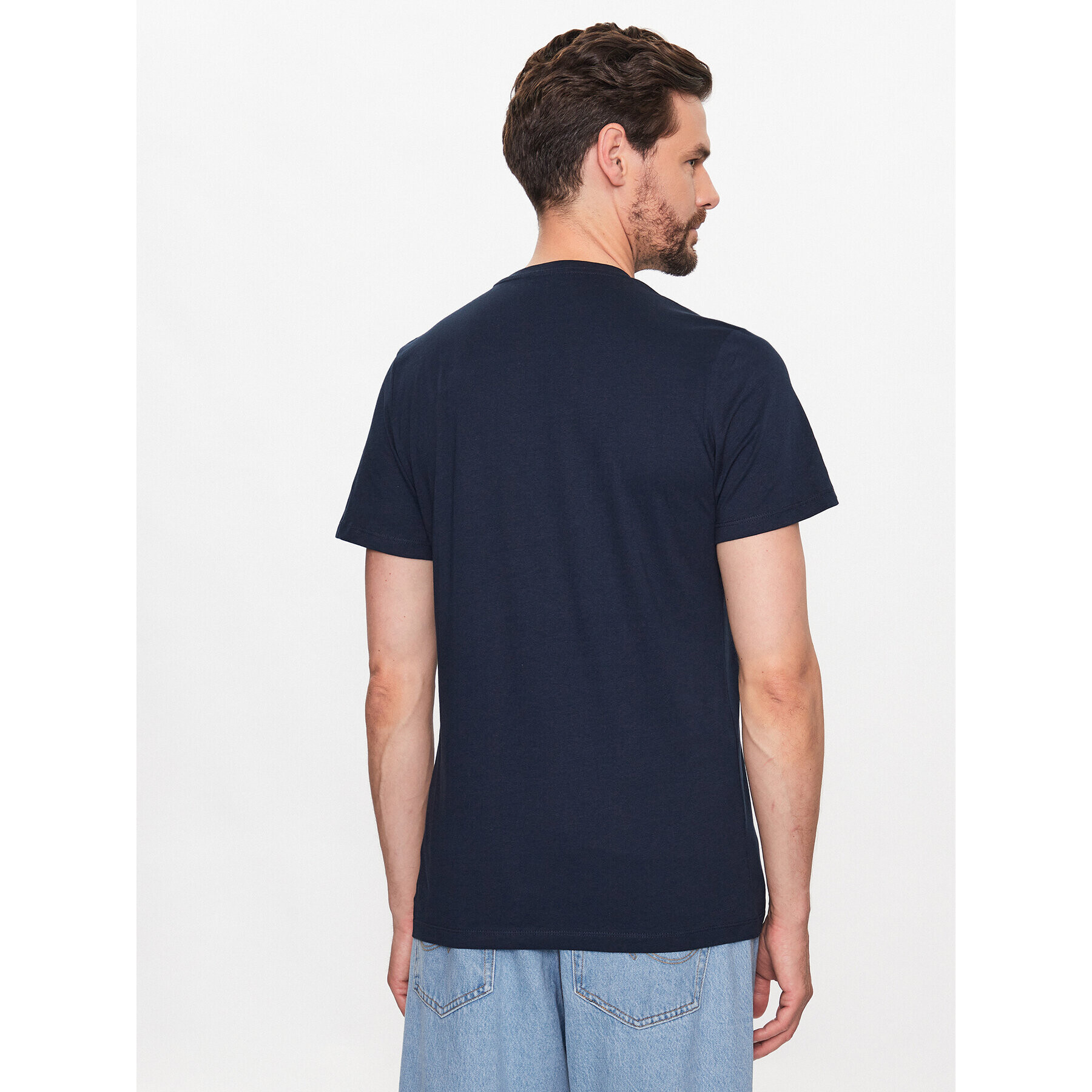 Jack&Jones Tricou Andy 12222339 Bleumarin Regular Fit - Pled.ro