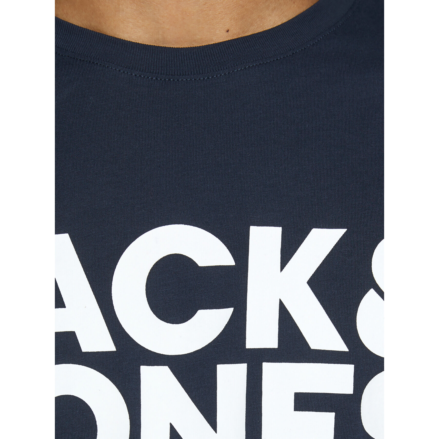 Jack&Jones Tricou Corp 12151955 Bleumarin Slim Fit - Pled.ro