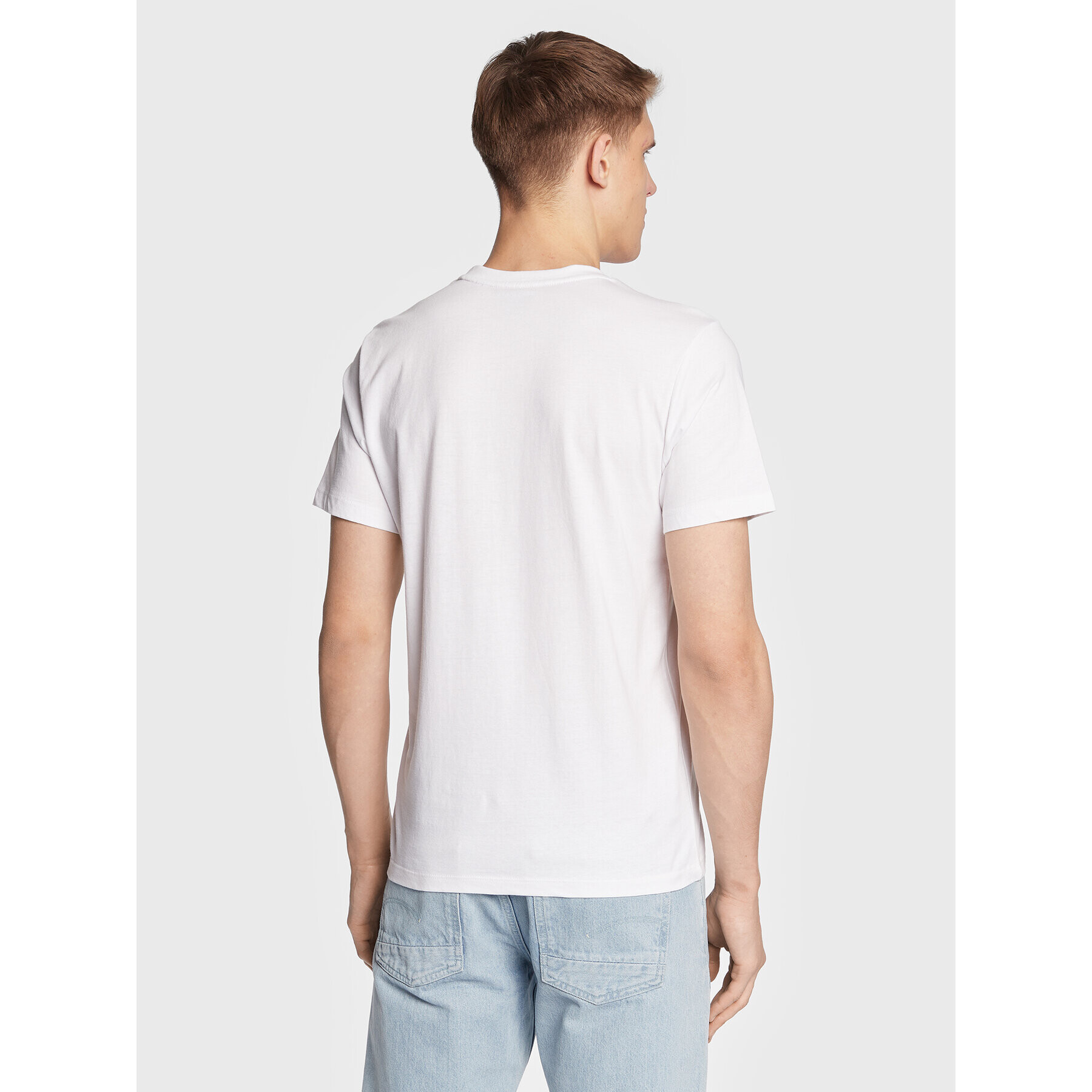 Jack&Jones Tricou Joe 12221199 Alb Regular Fit - Pled.ro