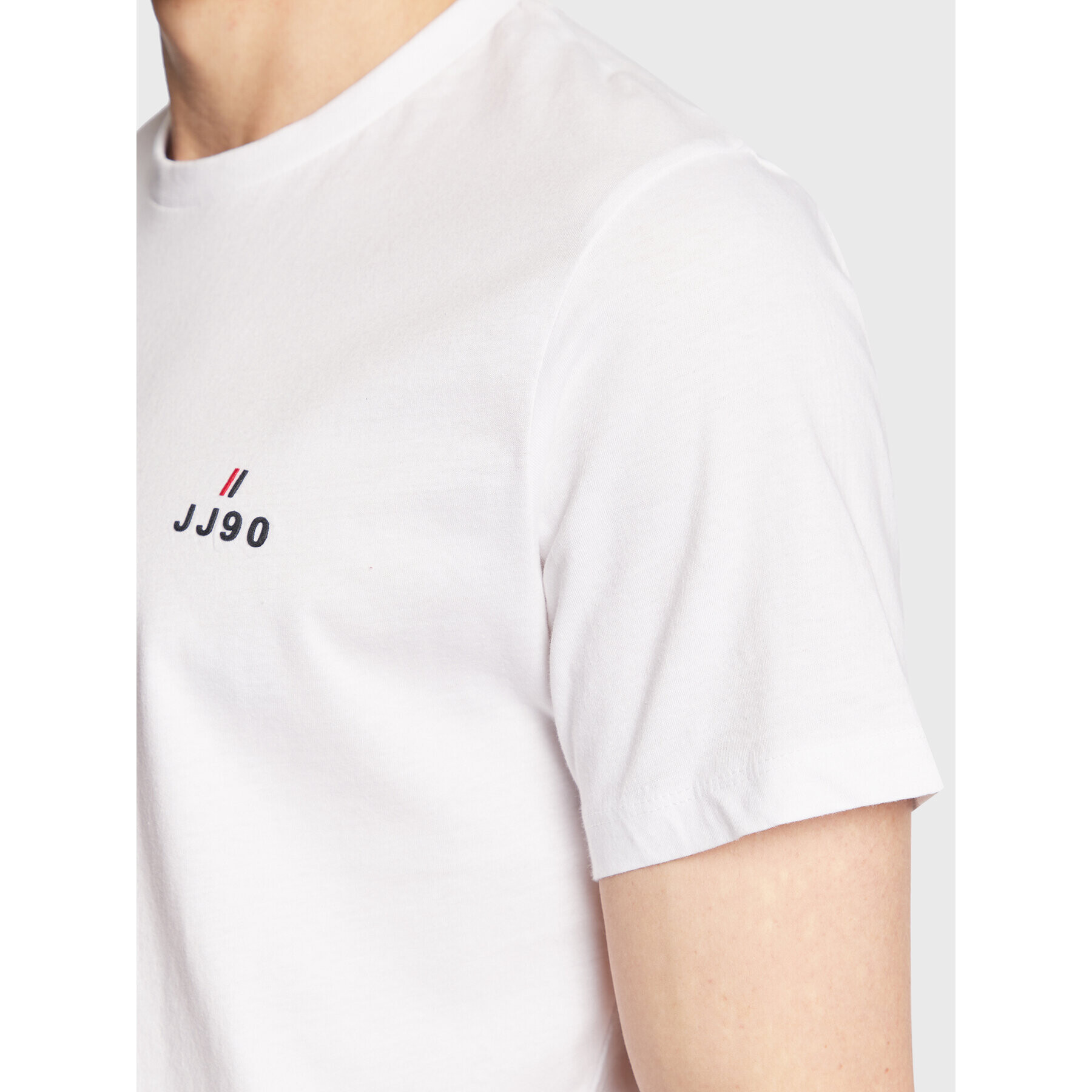 Jack&Jones Tricou Joe 12221199 Alb Regular Fit - Pled.ro