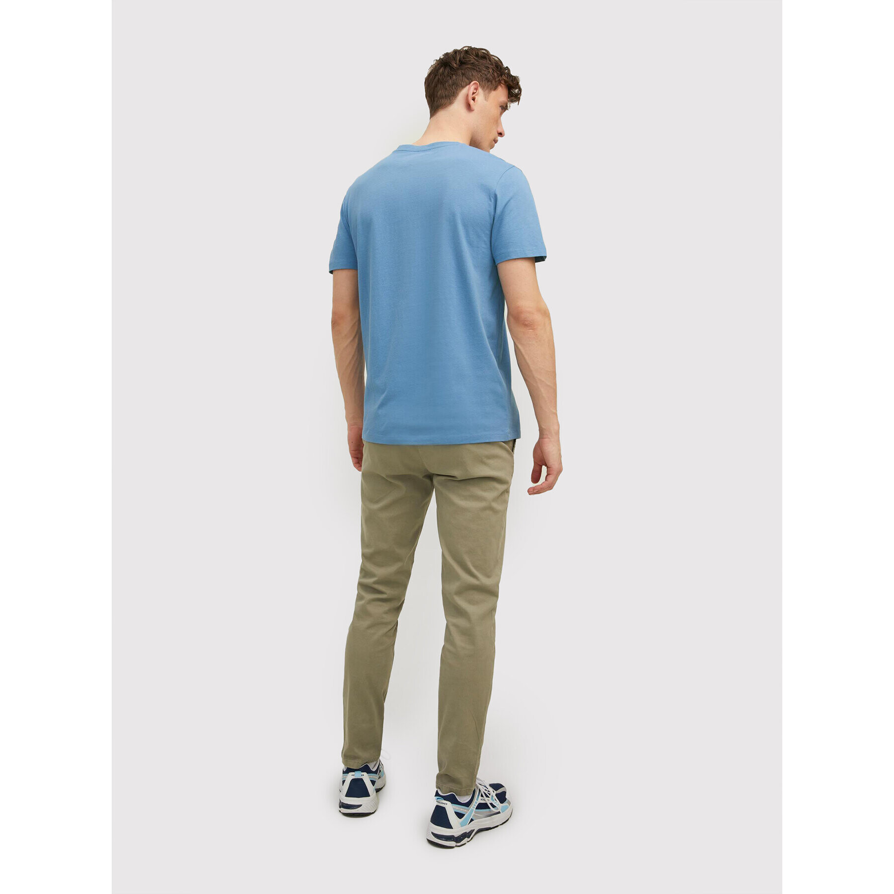 Jack&Jones Tricou Phil 12213764 Albastru Regular Fit - Pled.ro