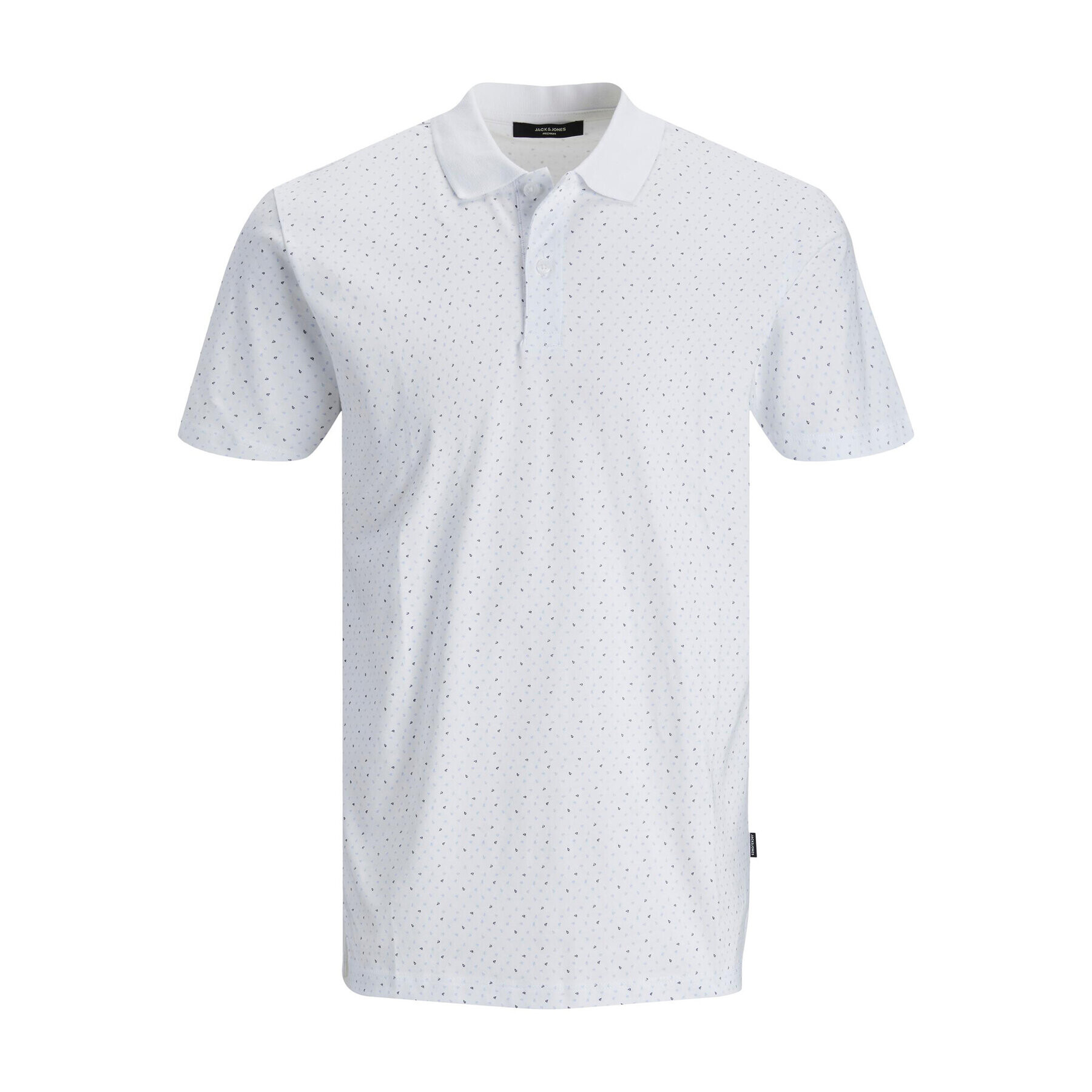 Jack&Jones Tricou polo Marseille 12227870 Alb Standard Fit - Pled.ro