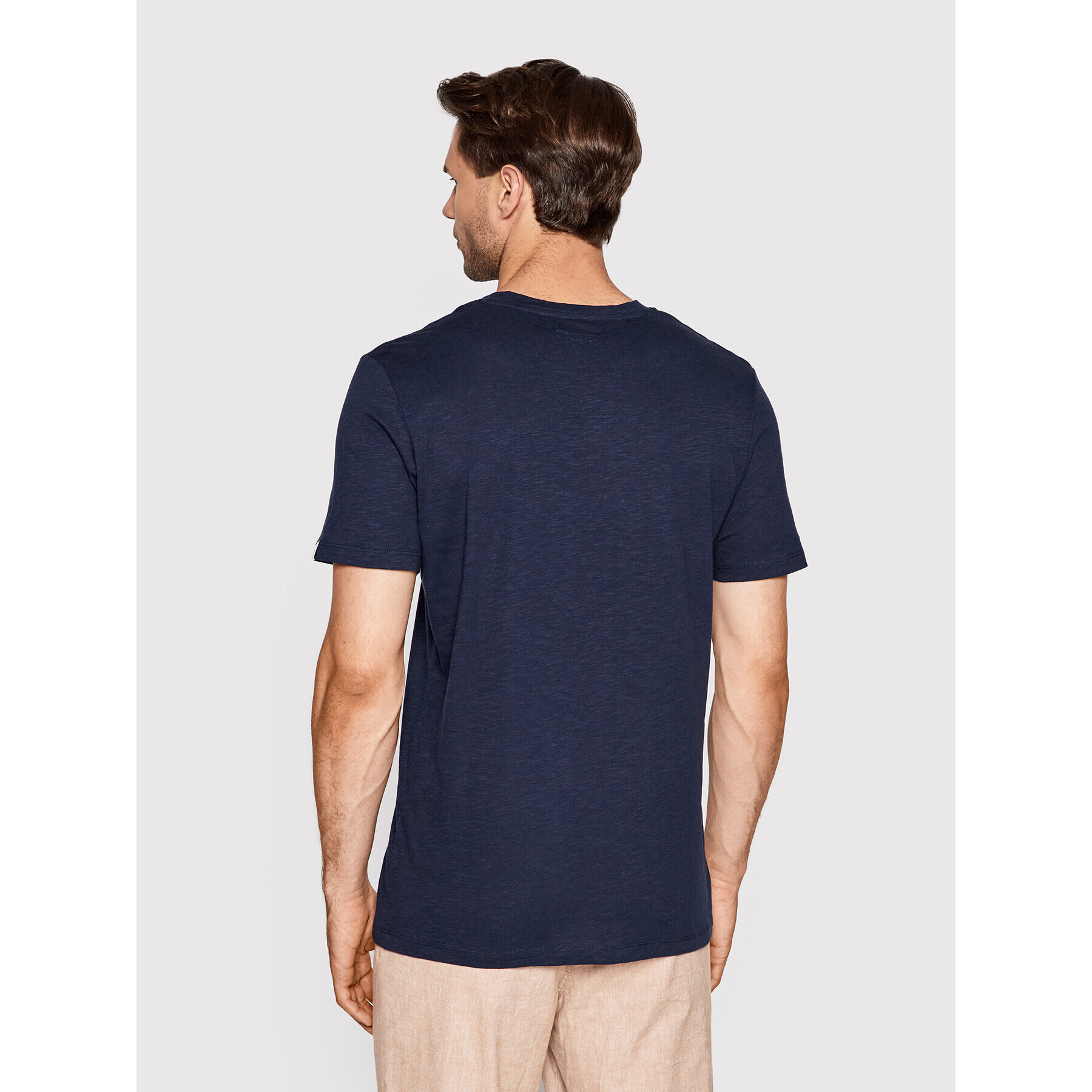 Jack&Jones Tricou Venice 12209856 Bleumarin Regular Fit - Pled.ro