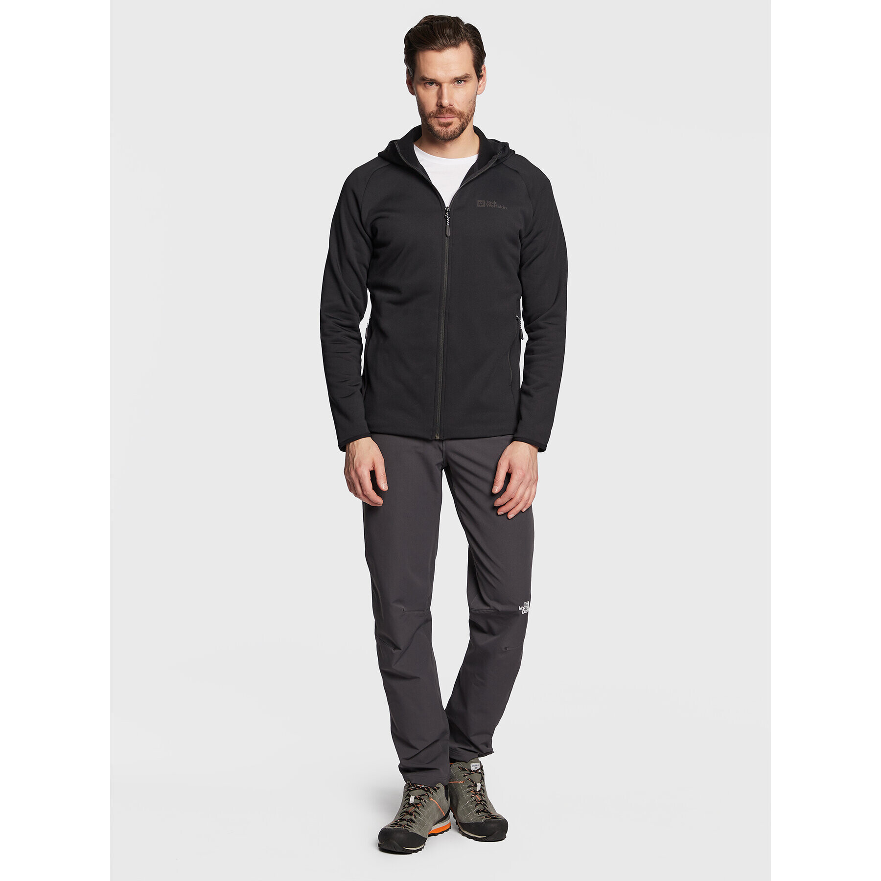 Jack Wolfskin Bluză Baiselberg 1710541 Negru Regular Fit - Pled.ro