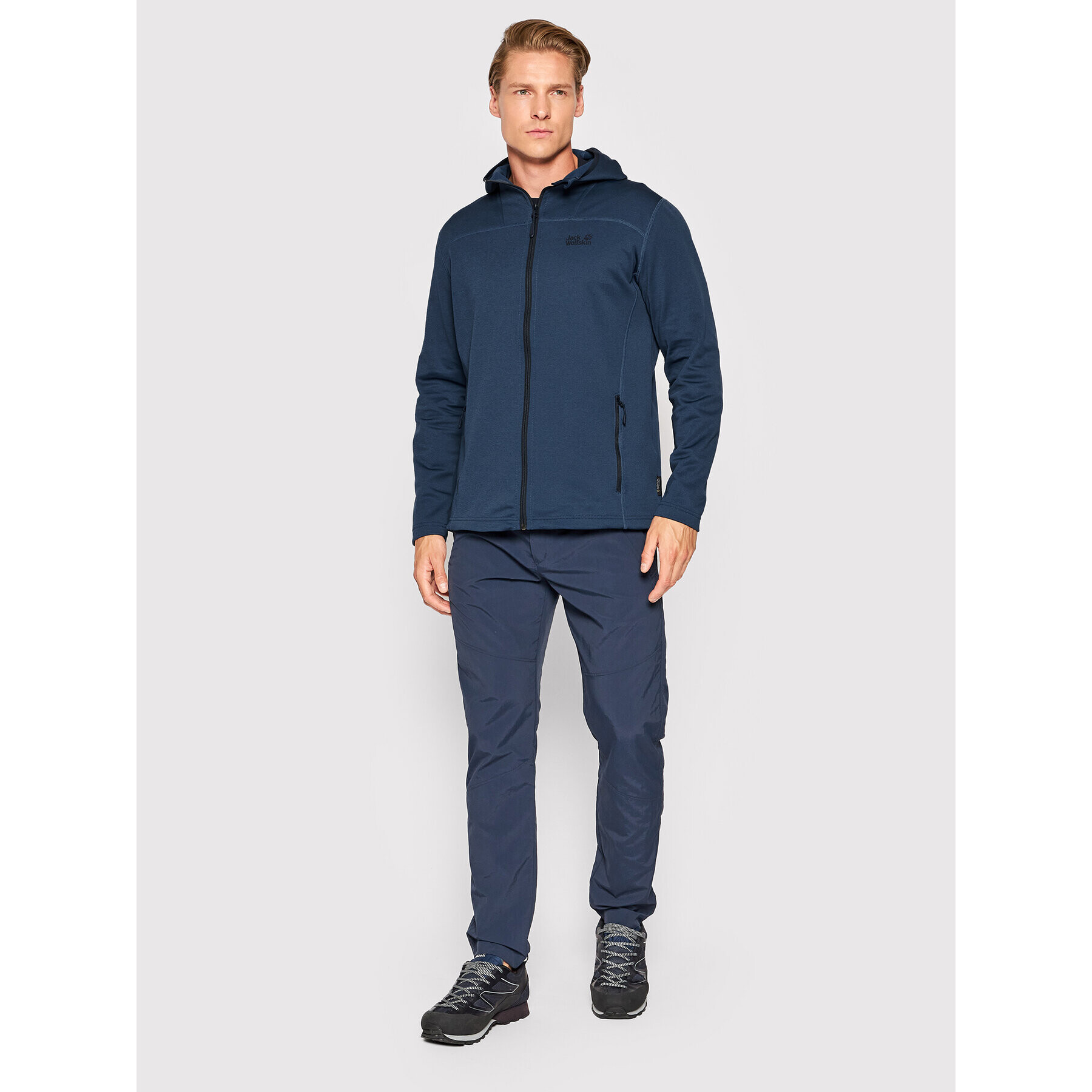 Jack Wolfskin Bluză tehnică Horizon 1708411 Bleumarin Regular Fit - Pled.ro