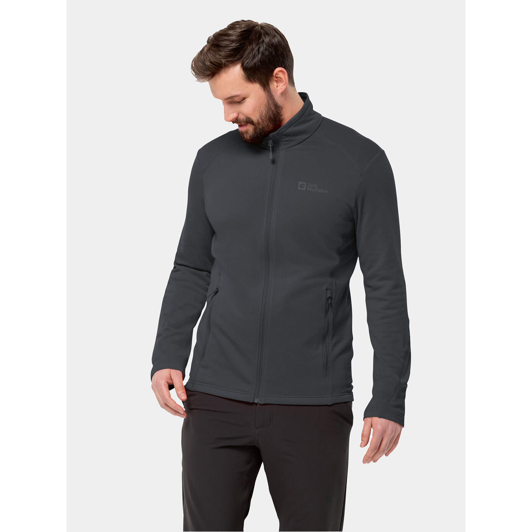 Jack Wolfskin Bluză tehnică Kolbenberg Fz 1710521 Negru Regular Fit - Pled.ro