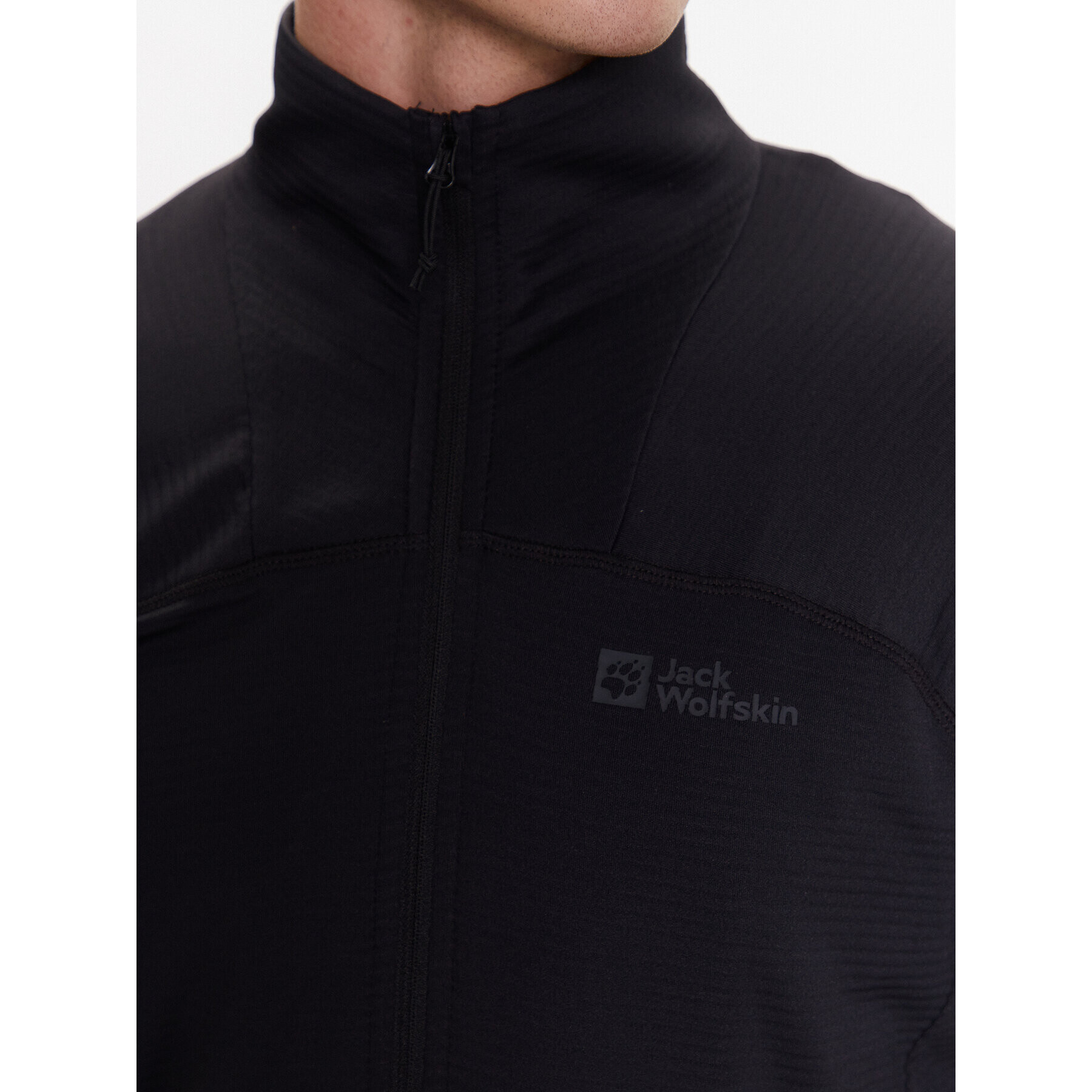 Jack Wolfskin Bluză tehnică Prelight 1711001 Negru Regular Fit - Pled.ro