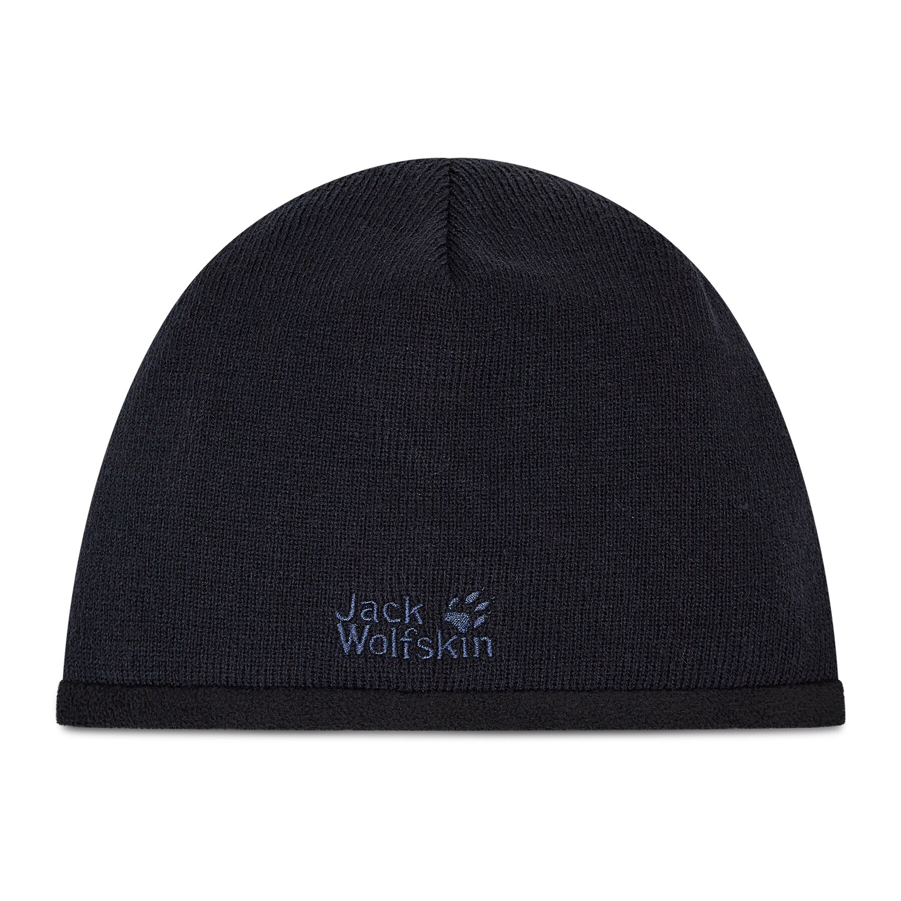 Jack Wolfskin Căciulă Stormlock Logo Knit Cap 1910371-1010 Bleumarin - Pled.ro