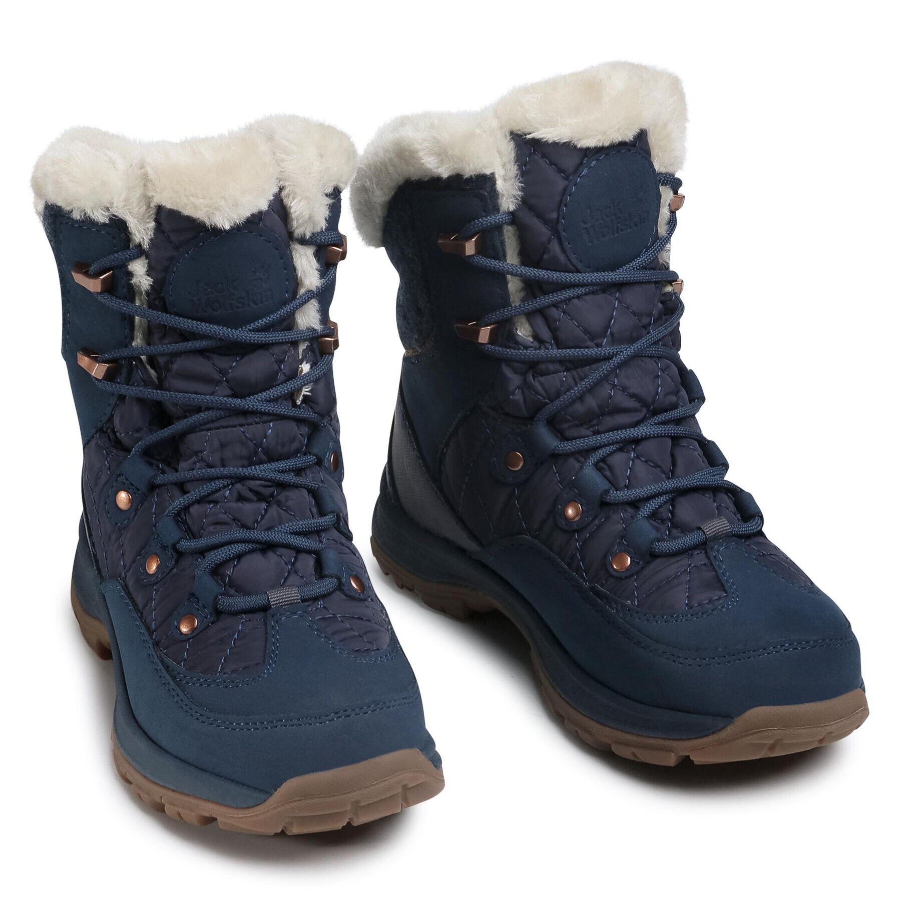 Jack Wolfskin Cizme de zăpadă Aspen Texapore Mid W 4041431 Bleumarin - Pled.ro