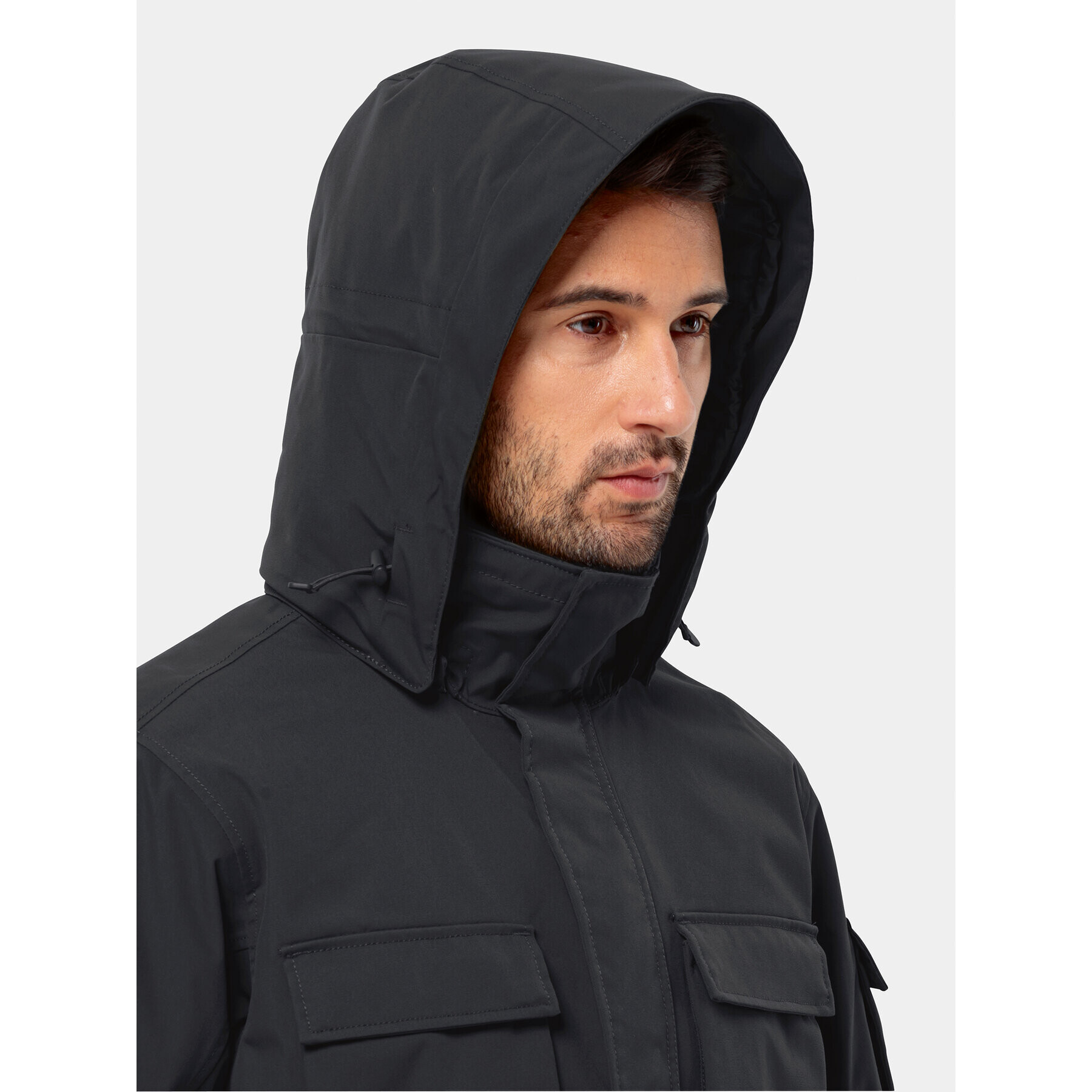 Jack Wolfskin Geacă de iarnă Glacier Canyon Parka 1107674 Negru Regular Fit - Pled.ro