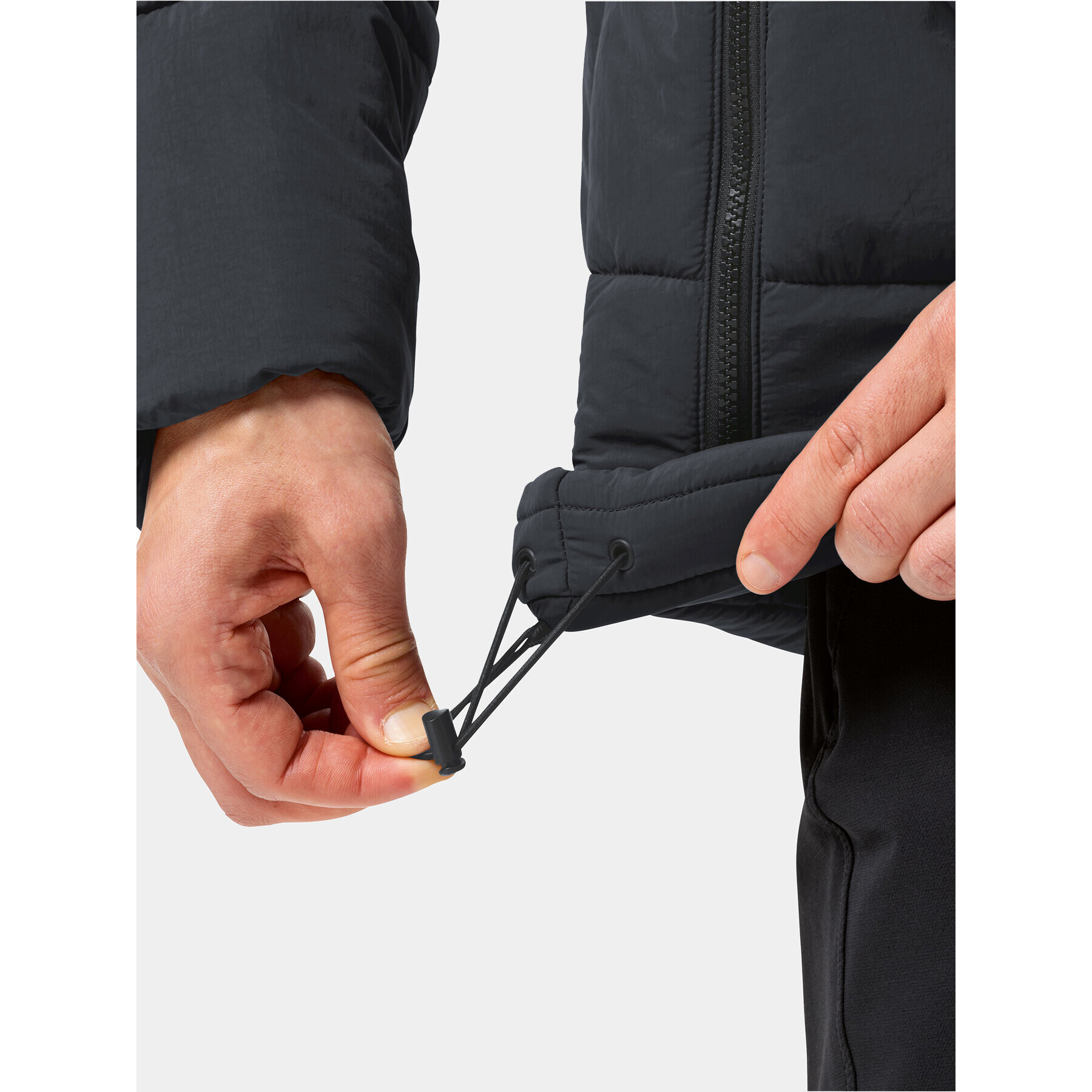 Jack Wolfskin Geacă de iarnă Karolinger Jkt 1207831 Negru Regular Fit - Pled.ro