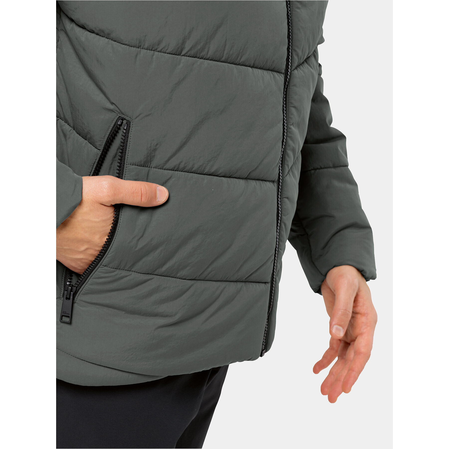 Jack Wolfskin Geacă de iarnă Karolinger Jkt 1207831 Verde Regular Fit - Pled.ro