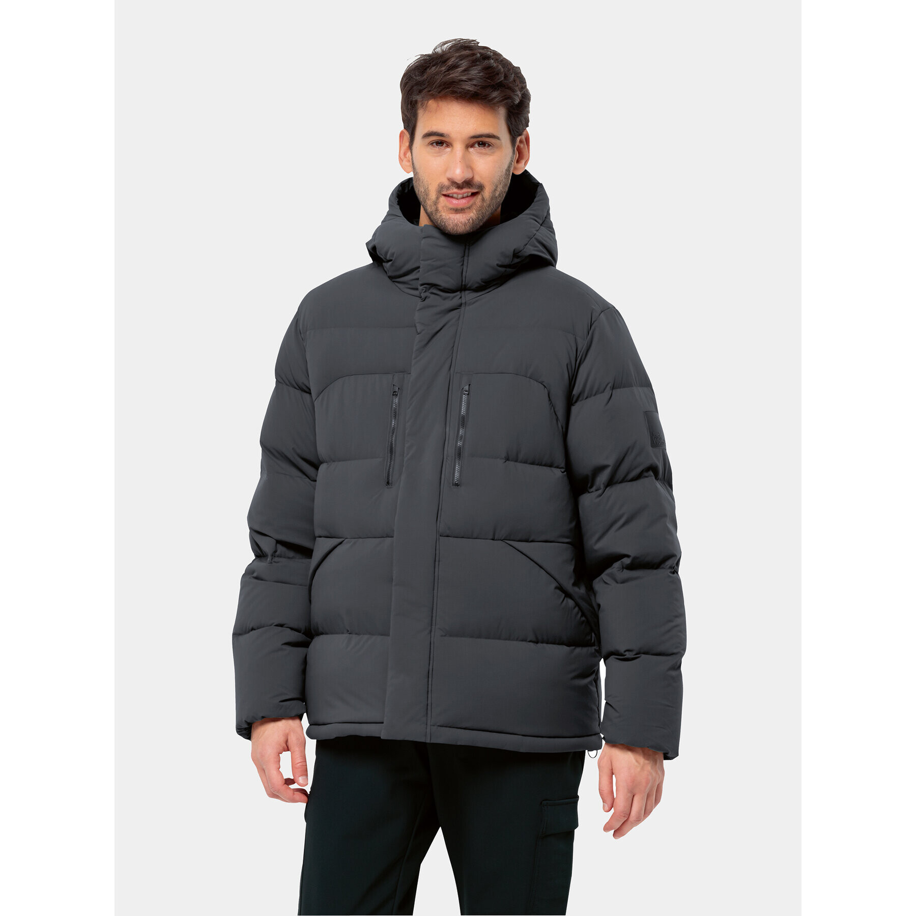 Jack Wolfskin Geacă de iarnă Roemertor Jkt 1207421 Negru Regular Fit - Pled.ro