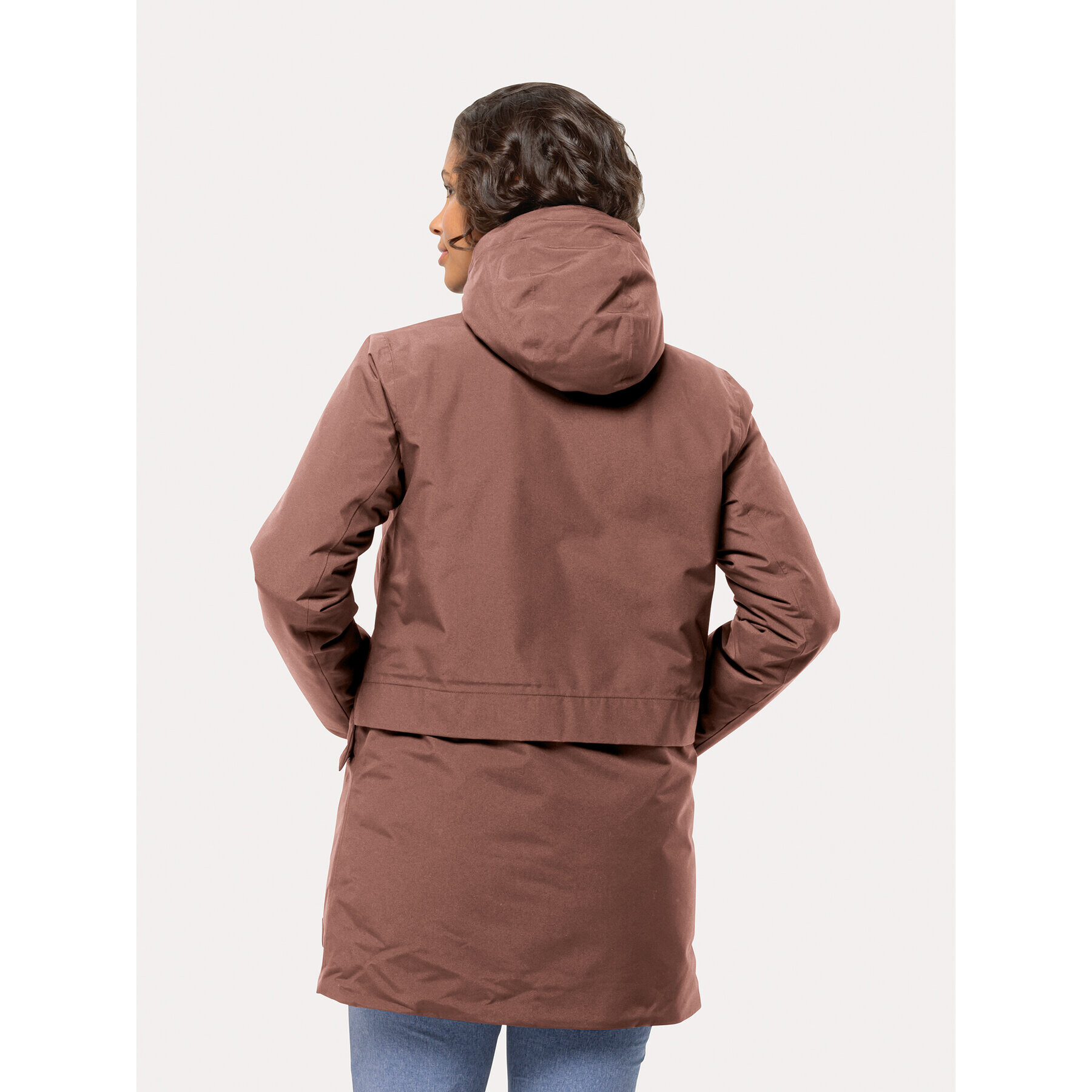 Jack Wolfskin Geacă de iarnă Tempelhof Coat 1116151 Vișiniu Regular Fit - Pled.ro