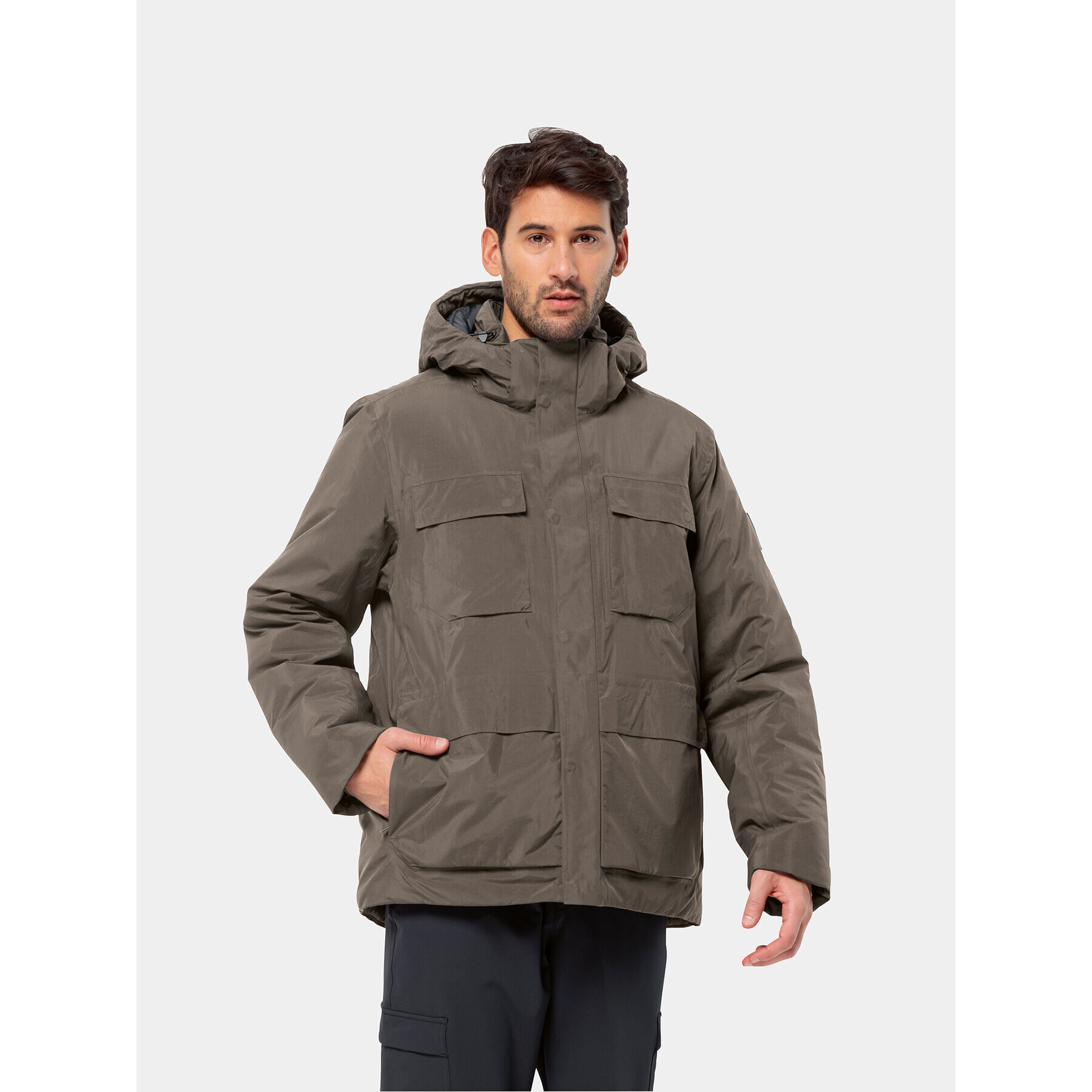 Jack Wolfskin Geacă de iarnă Textor Utility Jkt 1116101 Maro Regular Fit - Pled.ro