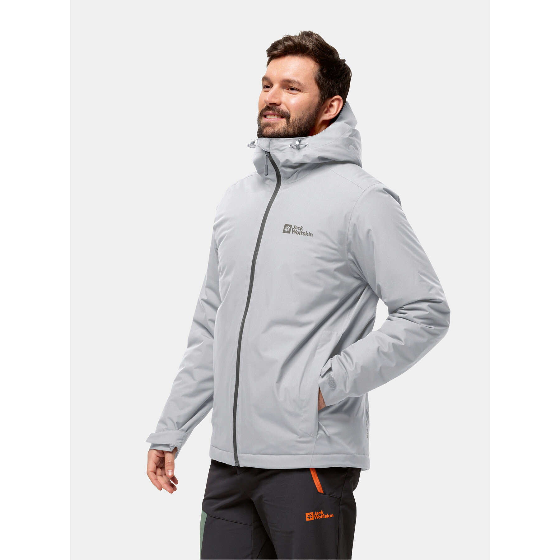 Jack Wolfskin Geacă de iarnă Wisper Ins Jkt 1111723 Gri Slim Fit - Pled.ro