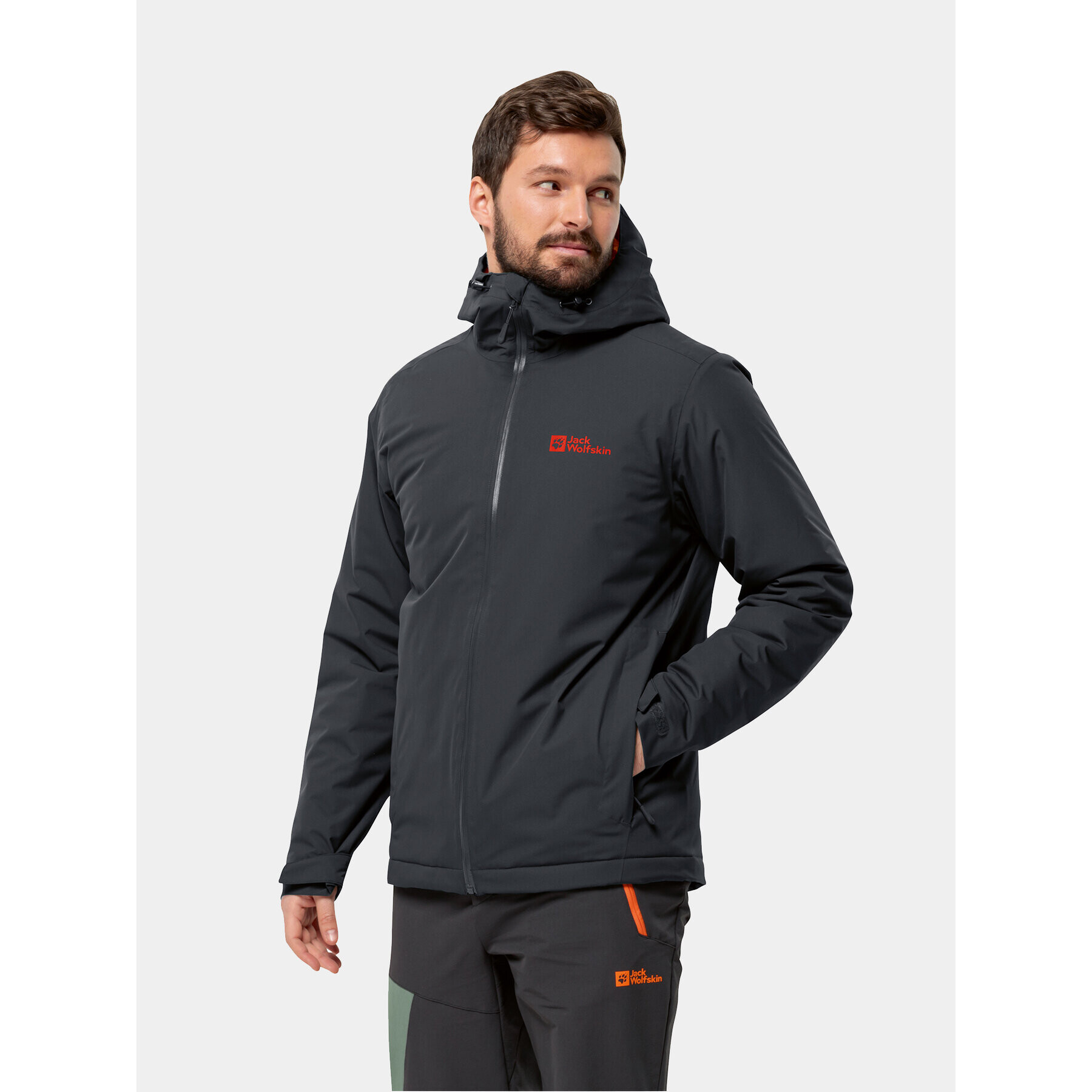 Jack Wolfskin Geacă de iarnă Wisper Ins Jkt 1111723 Negru Slim Fit - Pled.ro