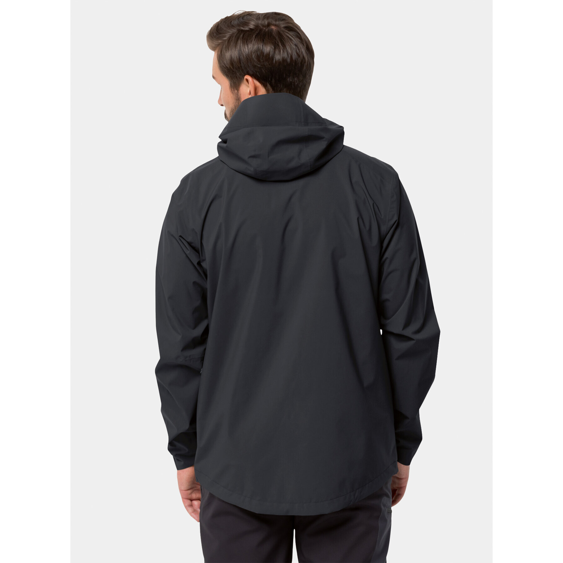 Jack Wolfskin Geacă de ploaie Elsberg 2.5L Jkt 1115881 Negru Regular Fit - Pled.ro