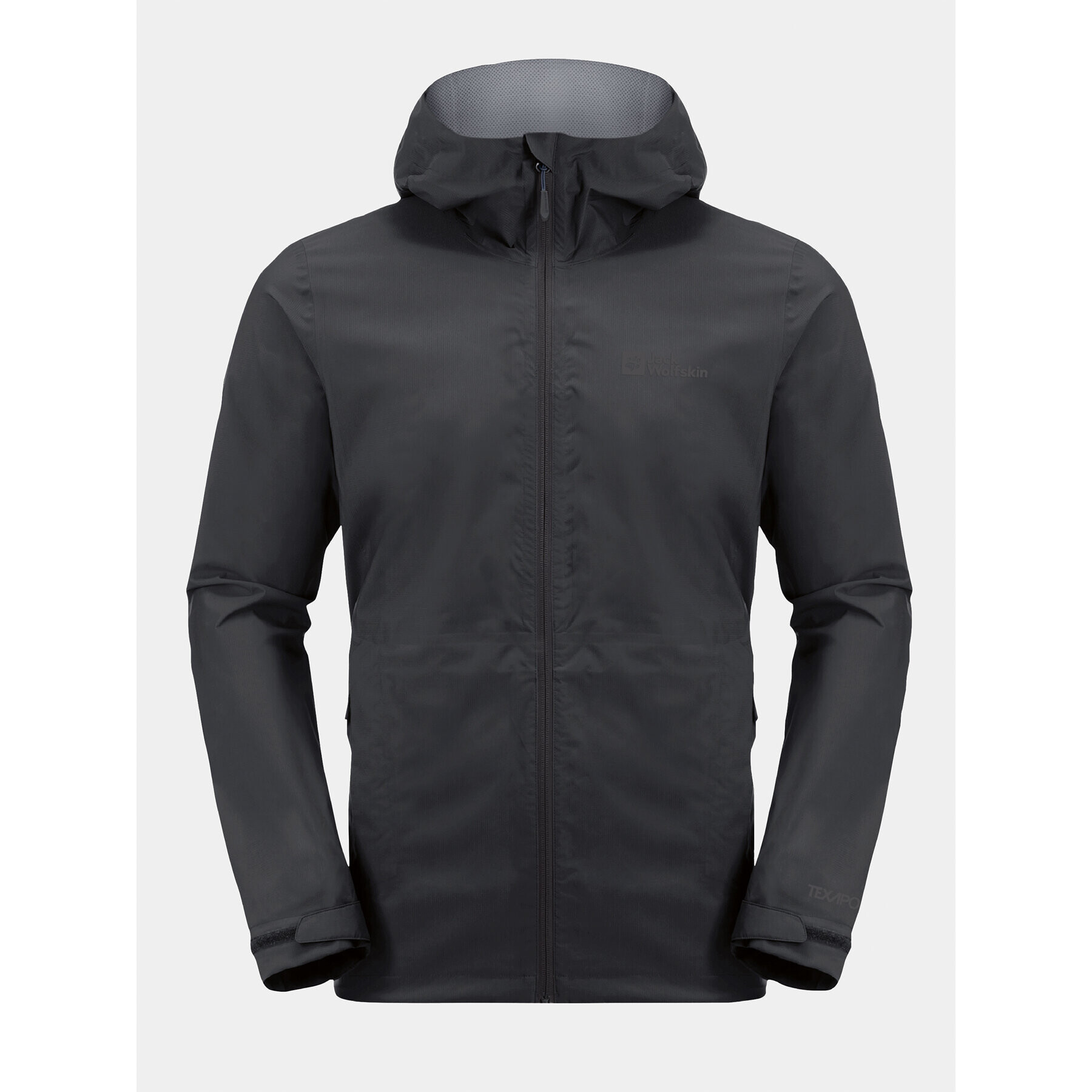 Jack Wolfskin Geacă de ploaie Elsberg 2.5L Jkt 1115881 Negru Regular Fit - Pled.ro