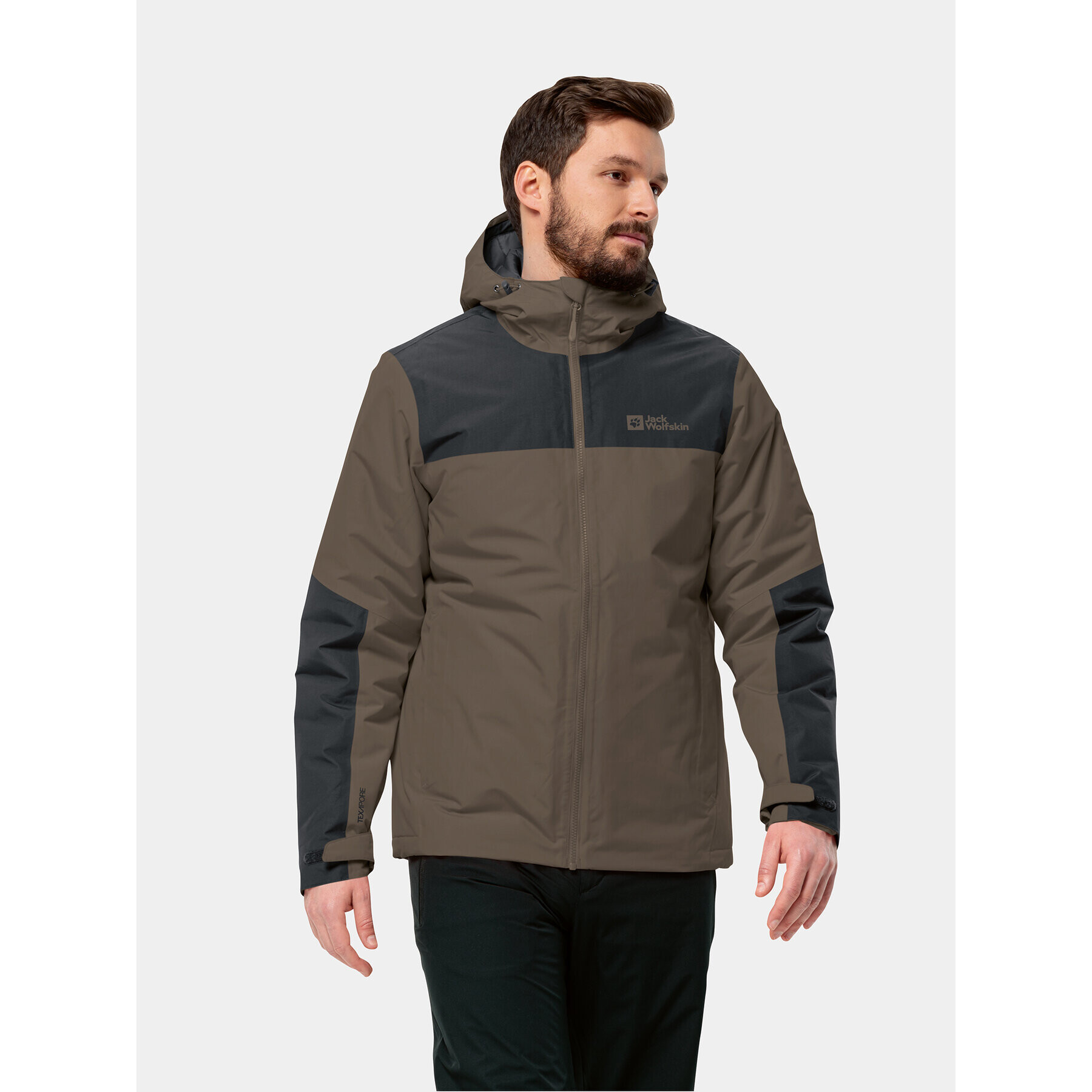 Jack Wolfskin Geacă de ploaie Jasper Ins Jkt 1114321 Maro Regular Fit - Pled.ro