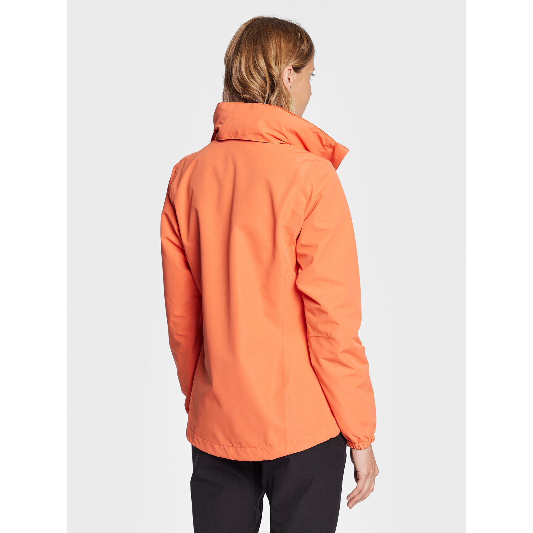 Jack Wolfskin Geacă de ploaie Stormy Point 2L 1111202 Portocaliu Regular Fit - Pled.ro