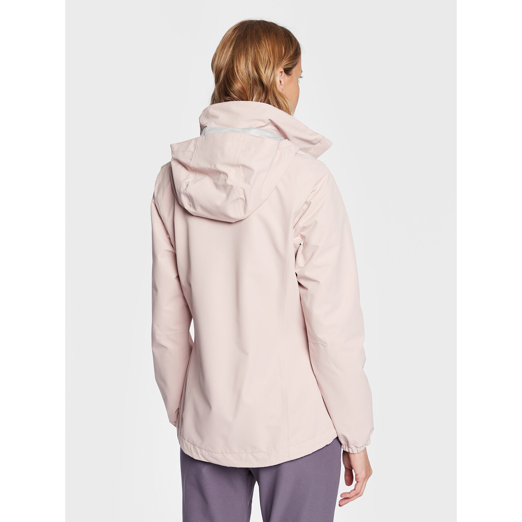 Jack Wolfskin Geacă de ploaie Stormy Point 2L 1111202 Roz Regular Fit - Pled.ro