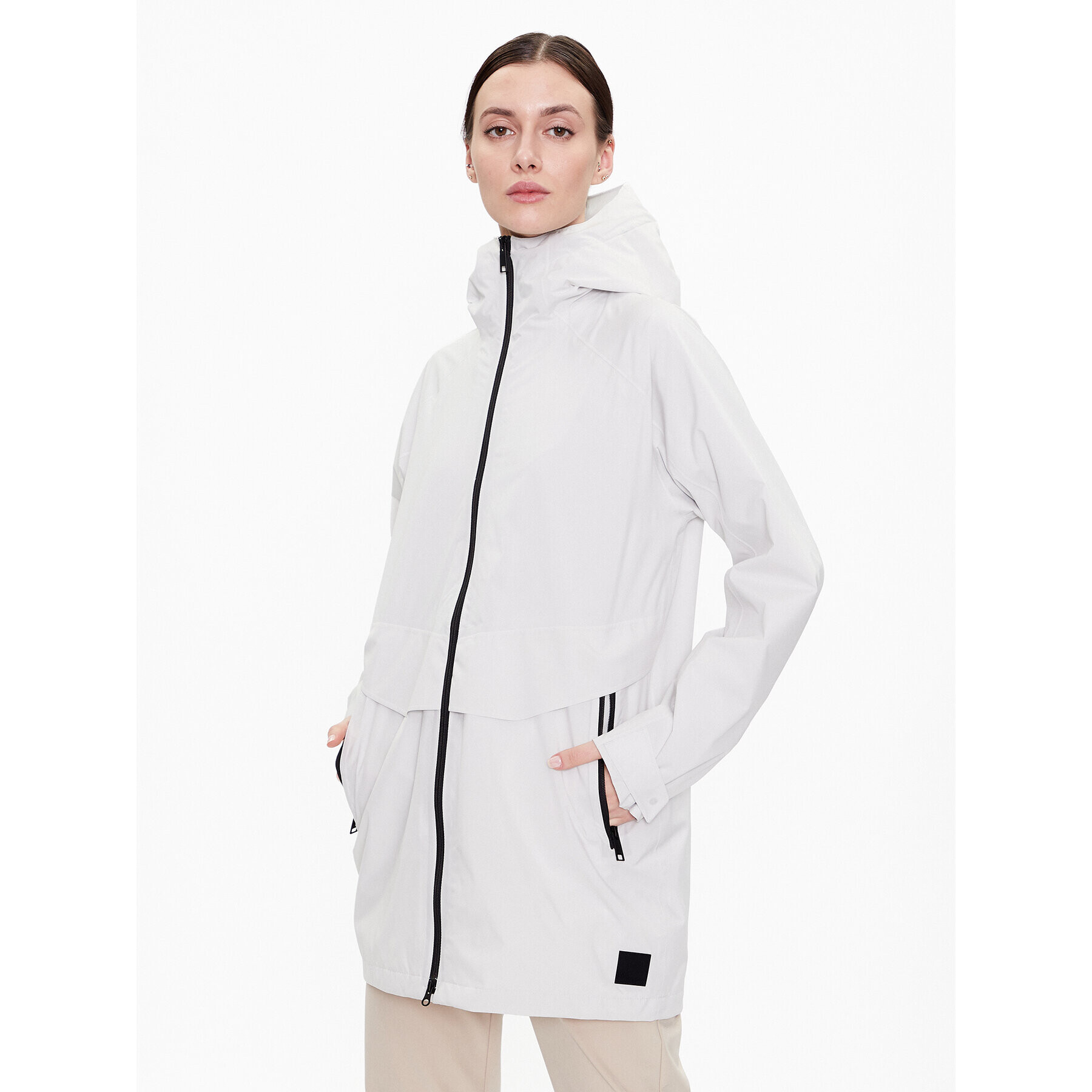 Jack Wolfskin Geacă de vânt Mainkai 1115751 Gri Regular Fit - Pled.ro