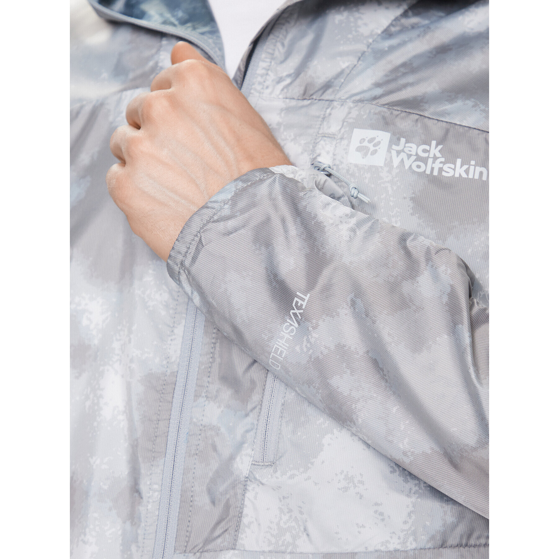 Jack Wolfskin Geacă de vânt Prelight 1307551 Gri Regular Fit - Pled.ro