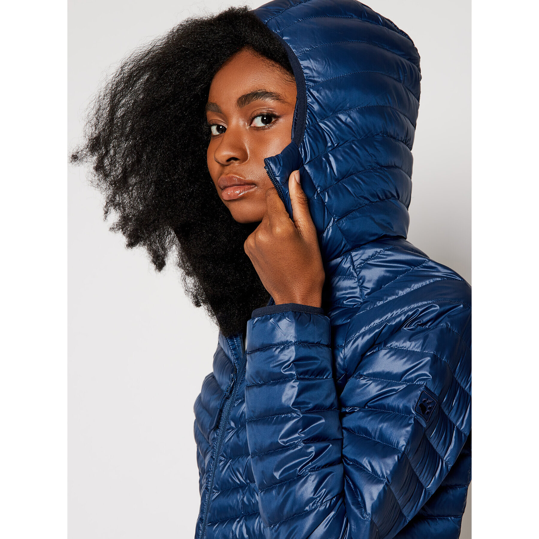 Jack Wolfskin Geacă din puf Atmosphere 1204691 Bleumarin Regular Fit - Pled.ro